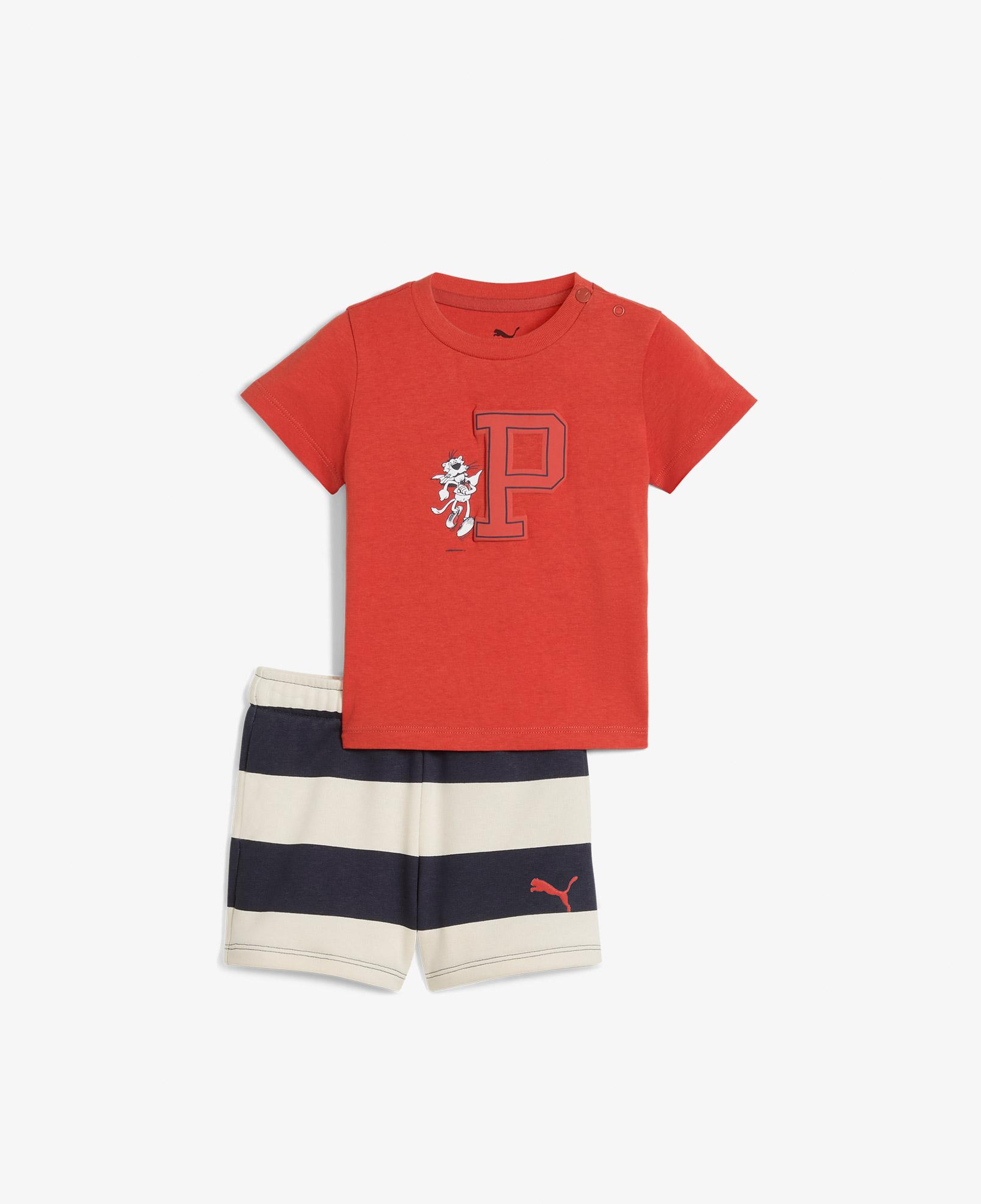 Puma Super Bebek Kırmızı Eşofman Takımı