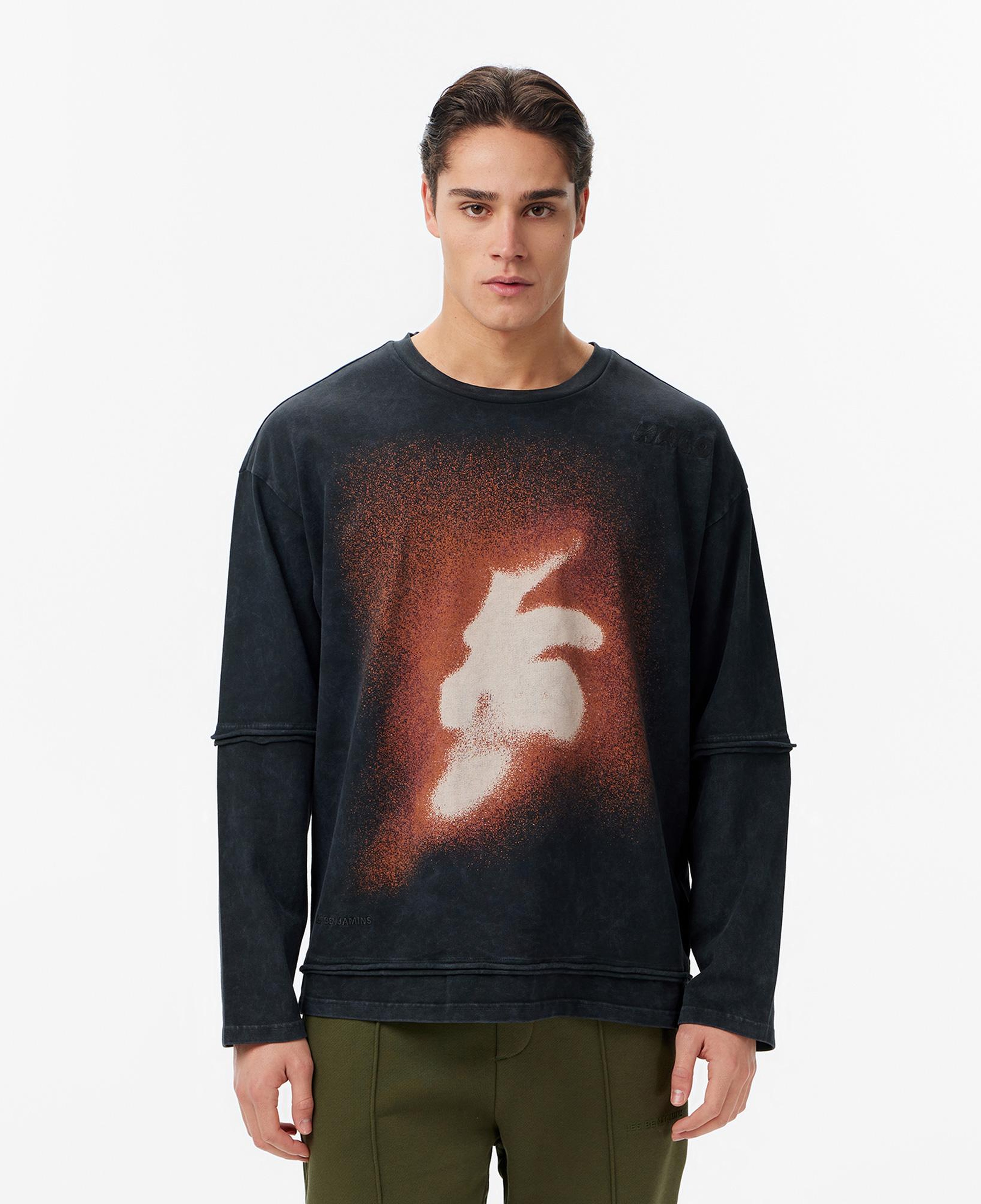 Les Benjamins Regular Fit Erkek Siyah T-Shirt