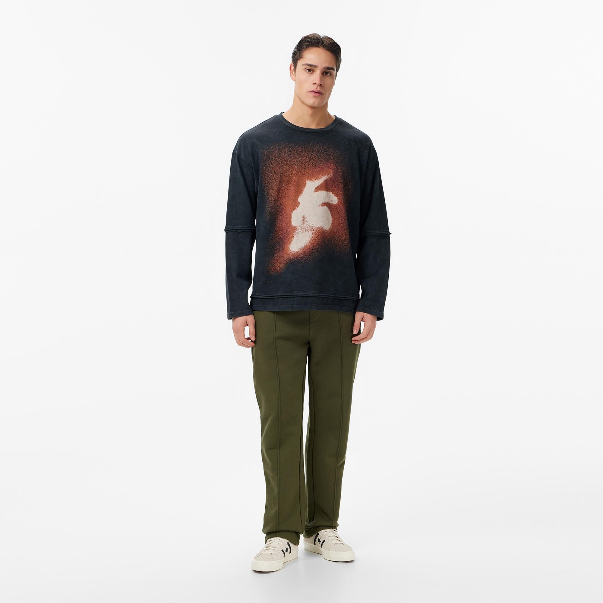 Les Benjamins Regular Fit Erkek Siyah T-Shirt