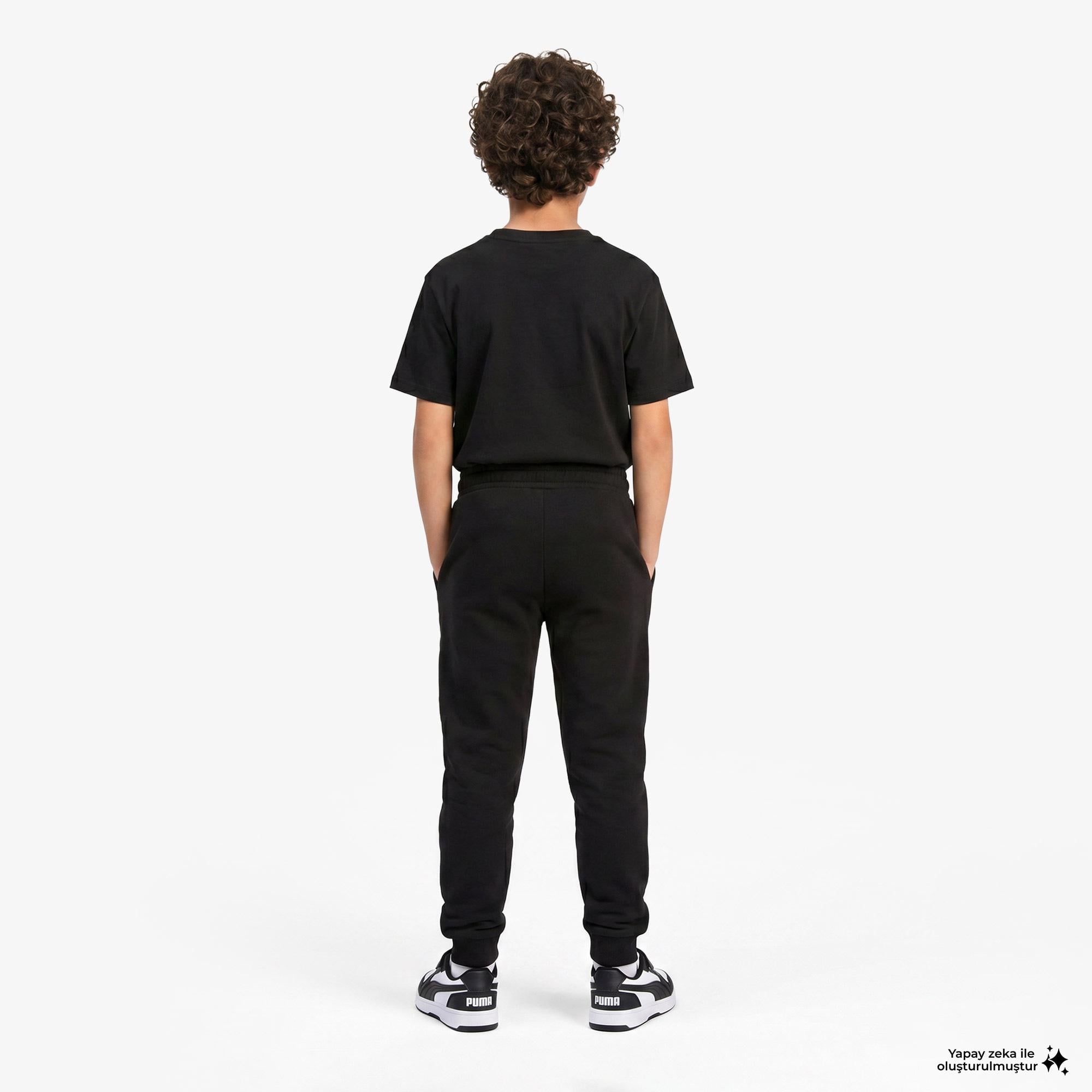 Puma Mid 90s Çocuk Siyah Eşofman Altı