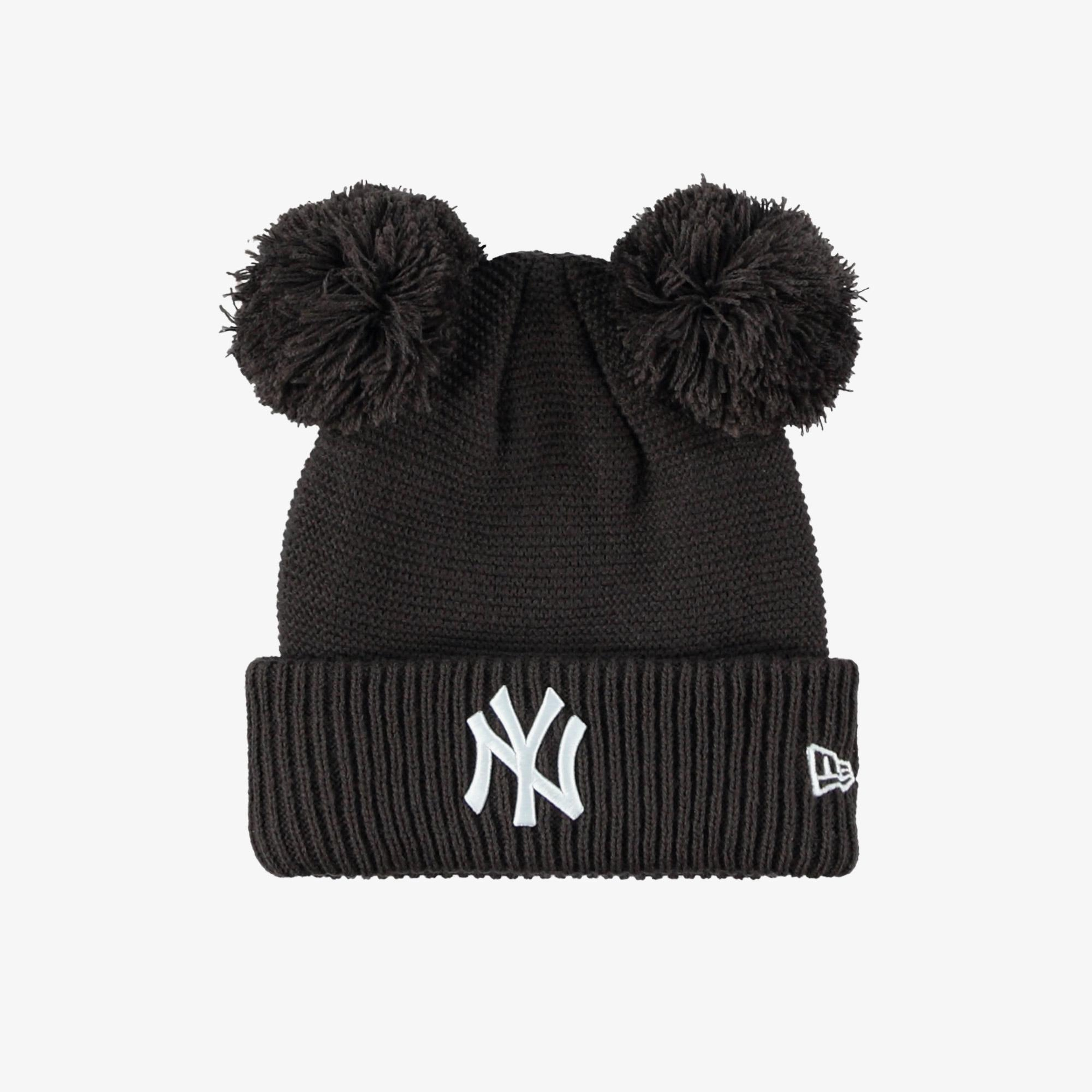 New Era New York Yankees Double Pom Kadın Kahverengi Bere