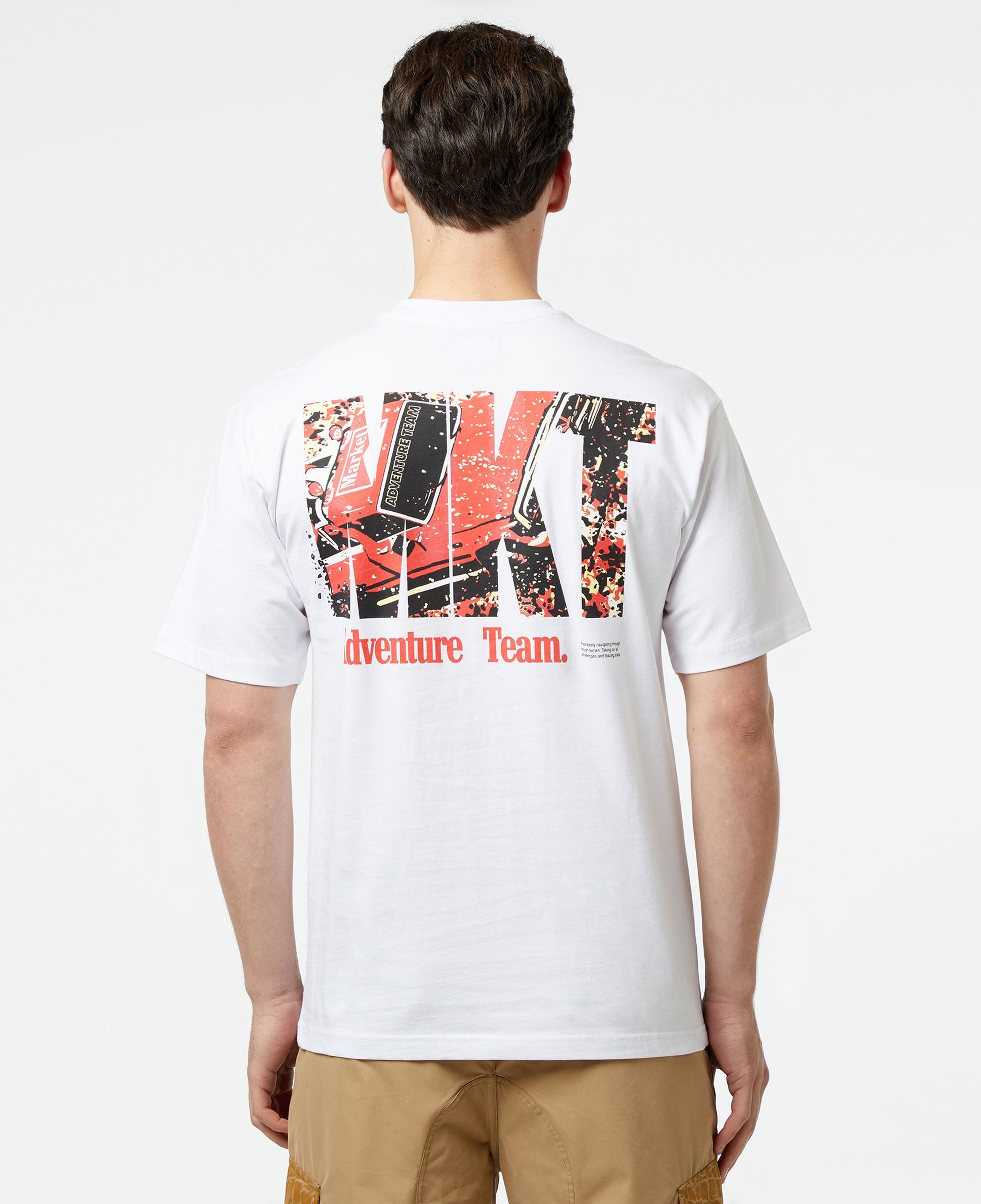 Market Adventure Team Erkek Beyaz T-Shirt