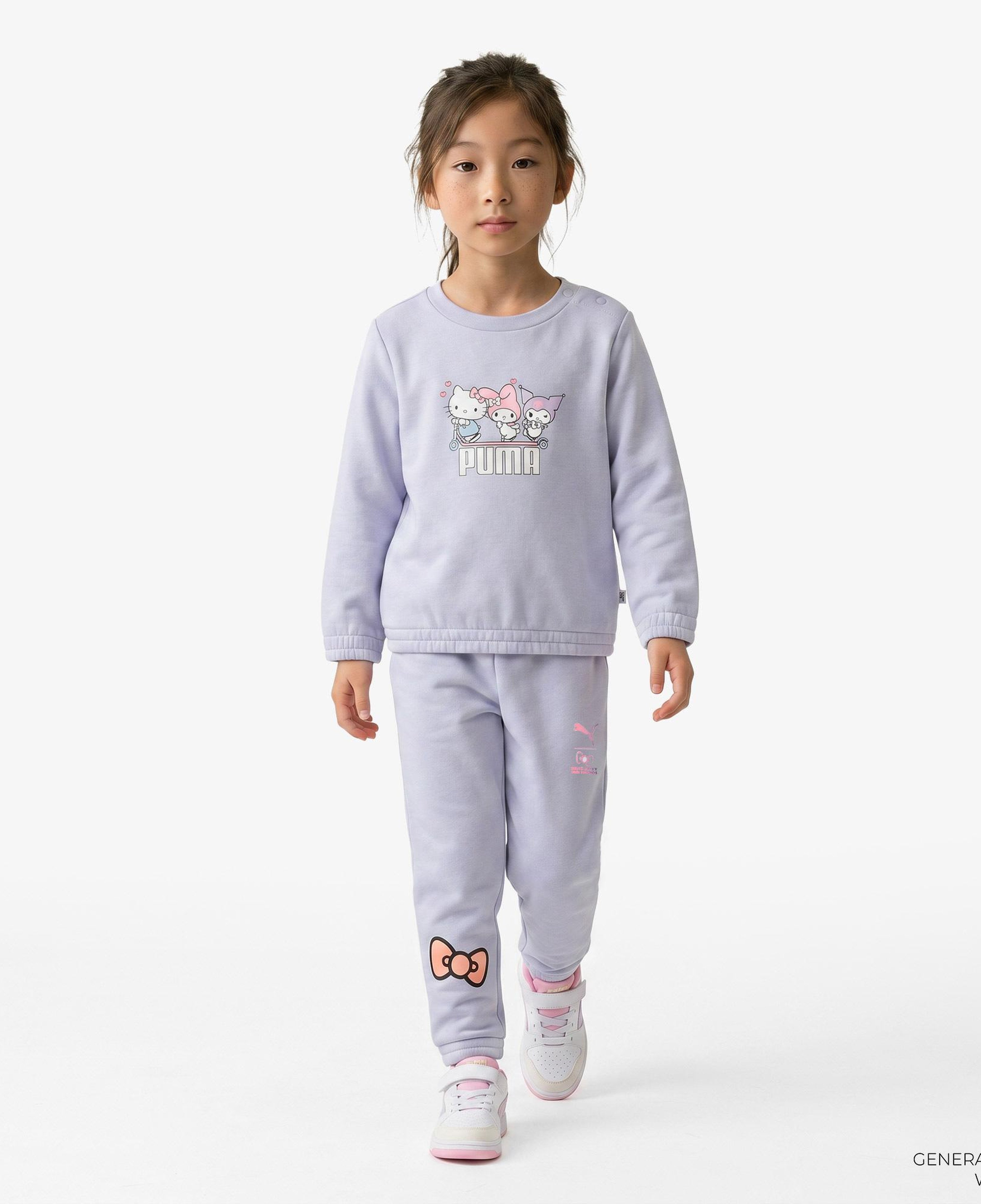 Puma X Hello Kitty & Friends Bebek Gri Eşofman Takımı