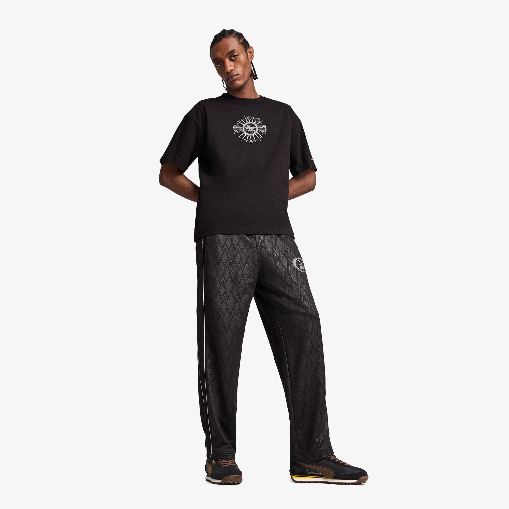 Puma X Harry Potter Unisex Siyah Oversize T-Shirt