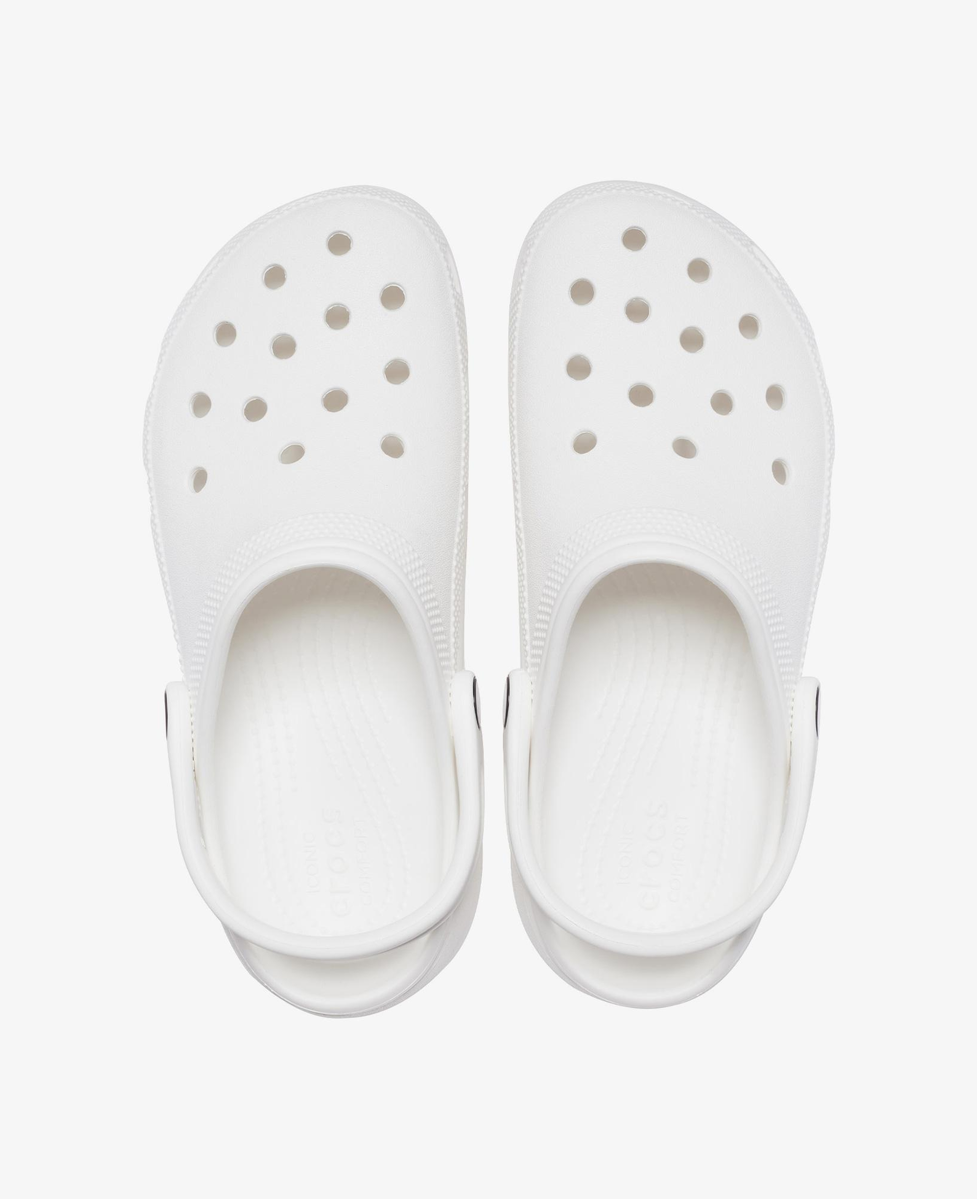 Crocs Classic Platform Clog Kadın Beyaz Terlik