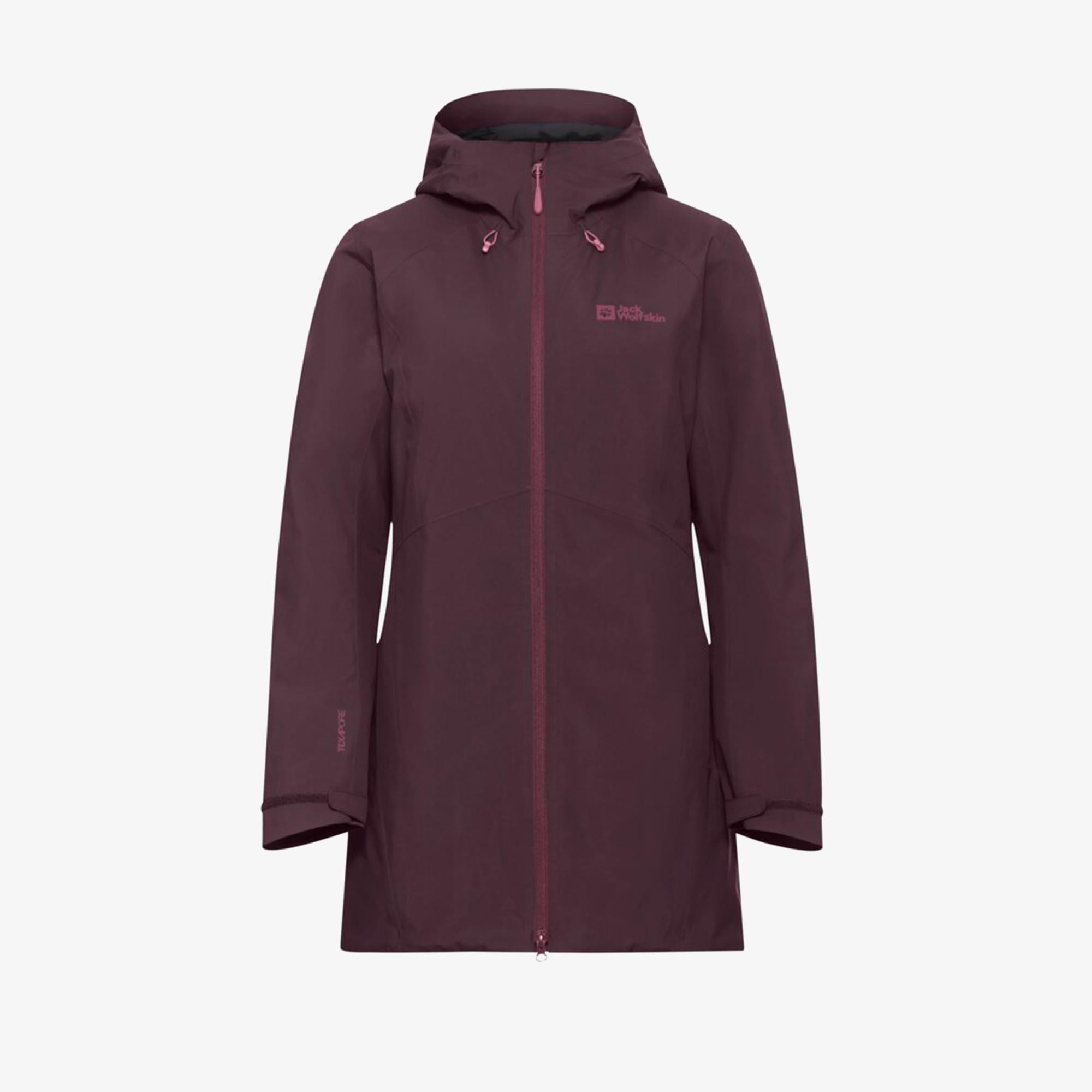 Jack Wolfskin Heidelstein Insulated Kadın Mor Ceket