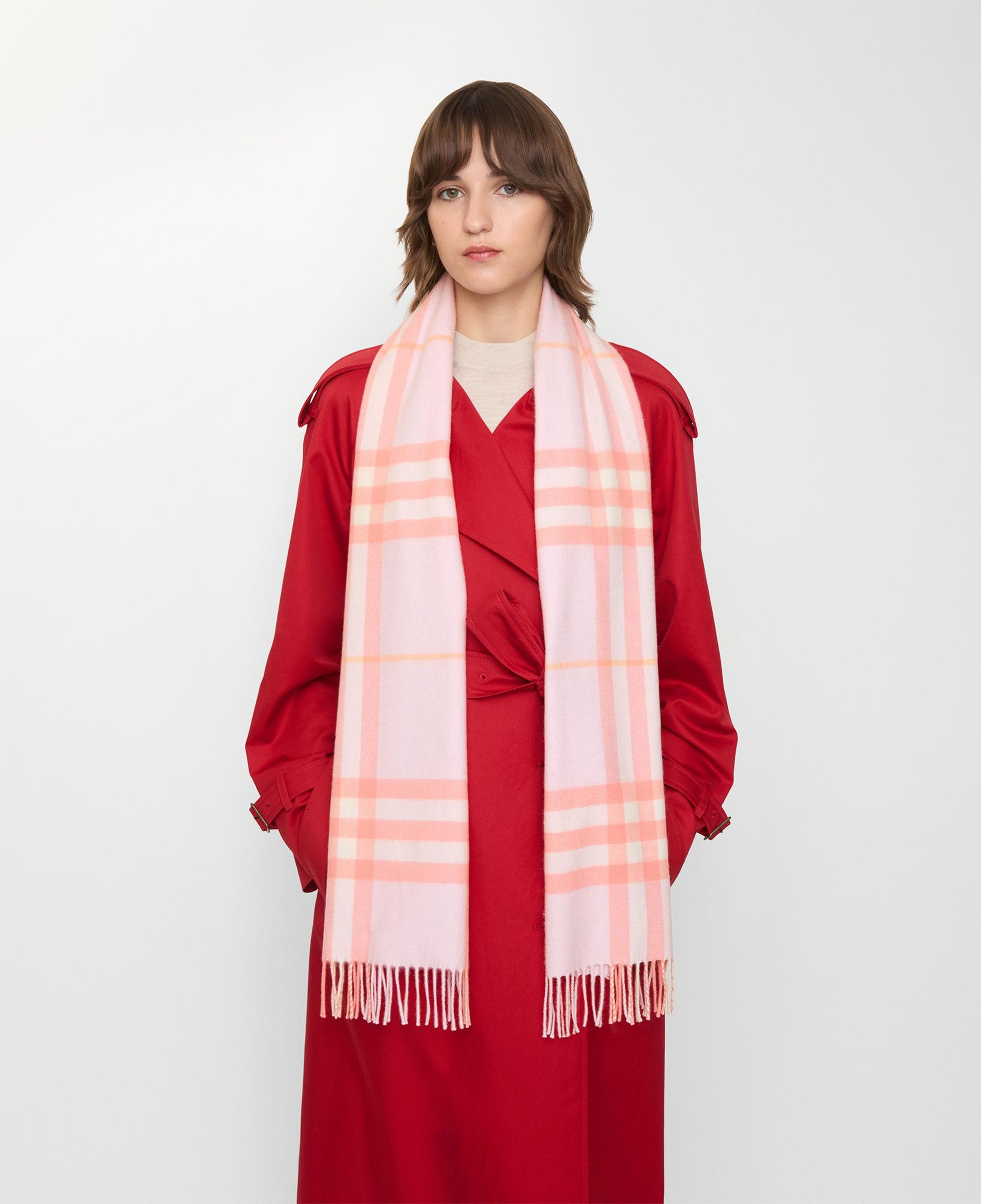 Burberry Gıant Check Kadın Pembe Atkı