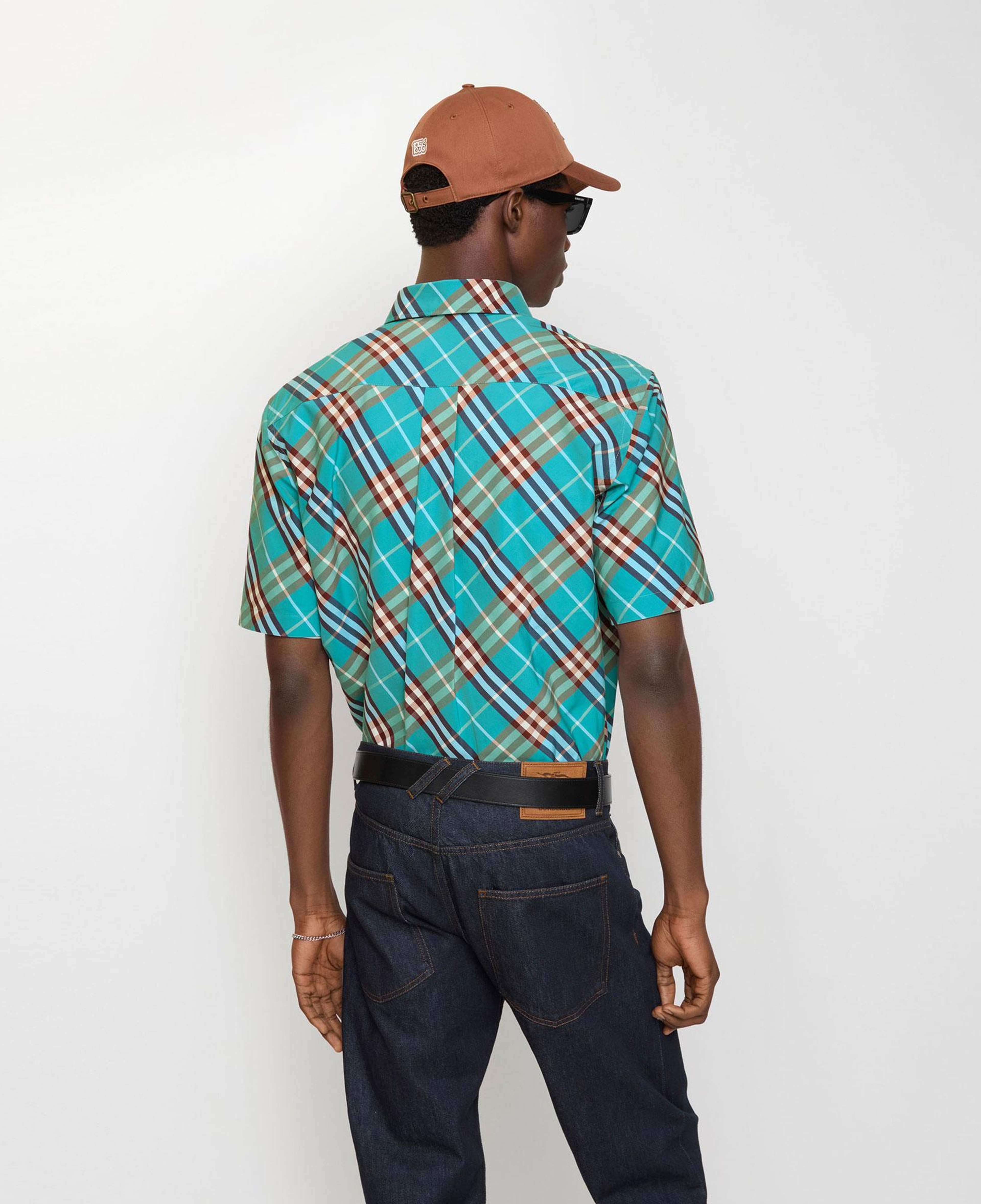 Burberry Robert Check Erkek Mavi Gömlek