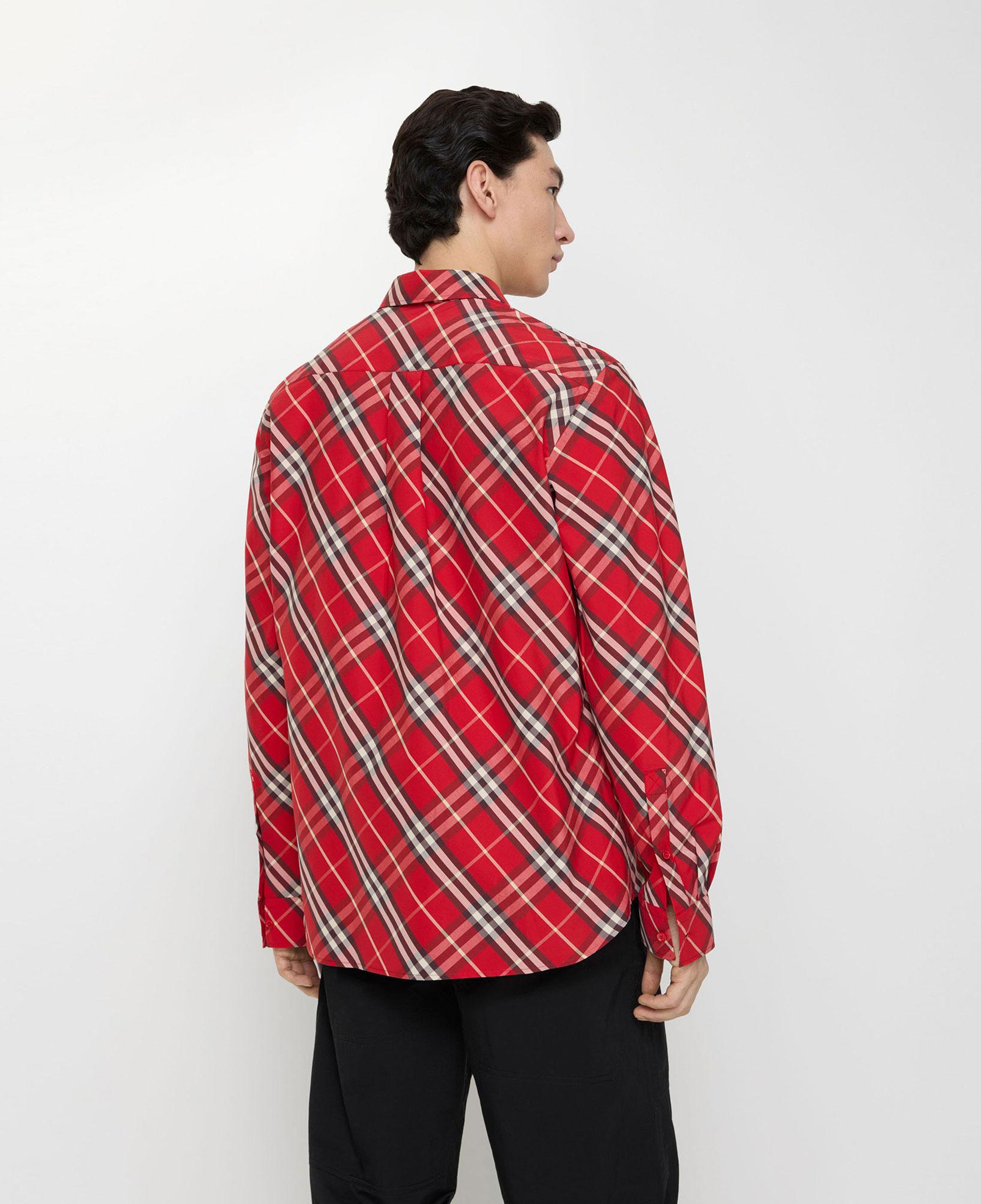 Burberry Robert Check Erkek Kırmızı Gömlek