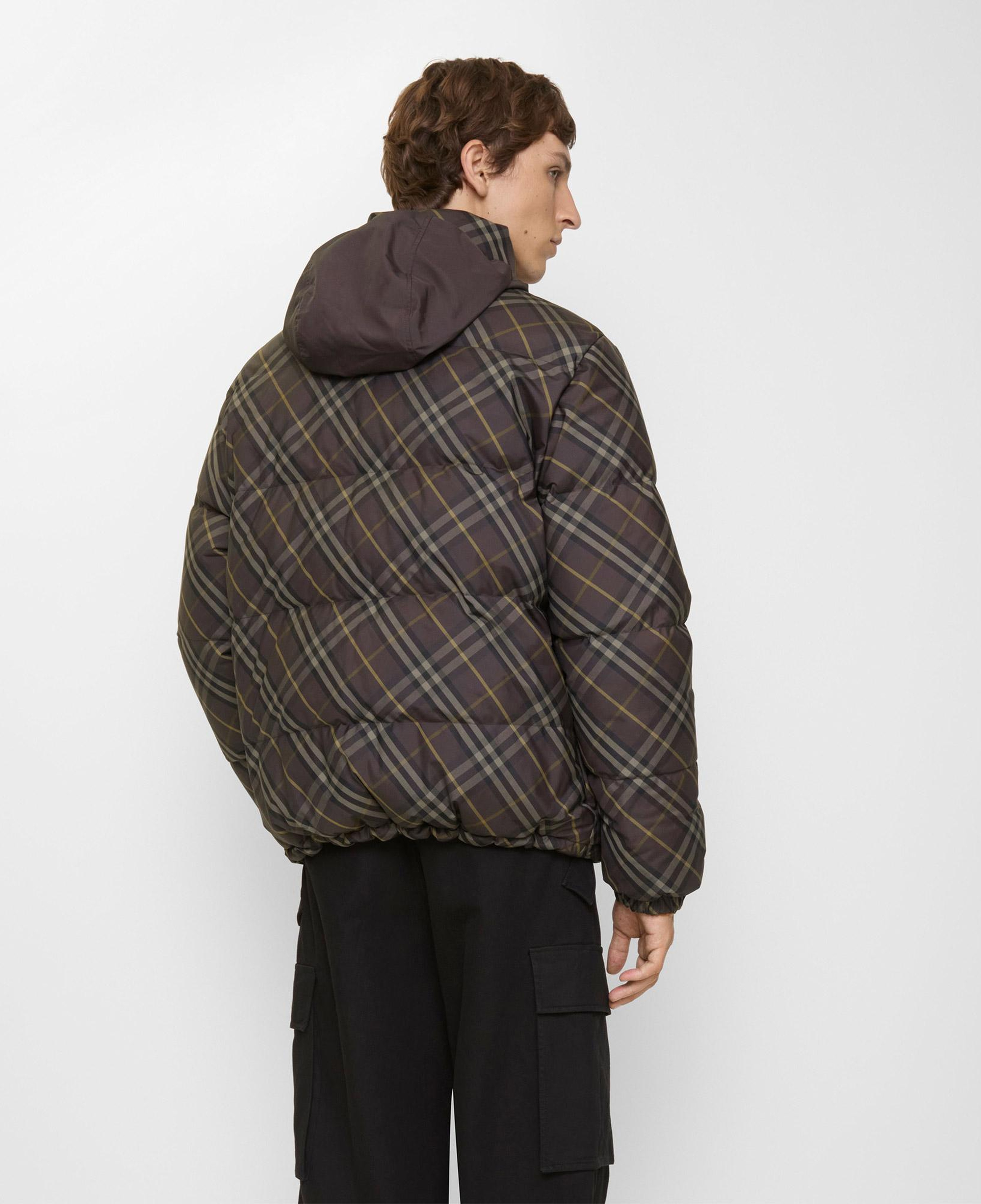Burberry Snowdon Check Erkek Kahverengi Mont