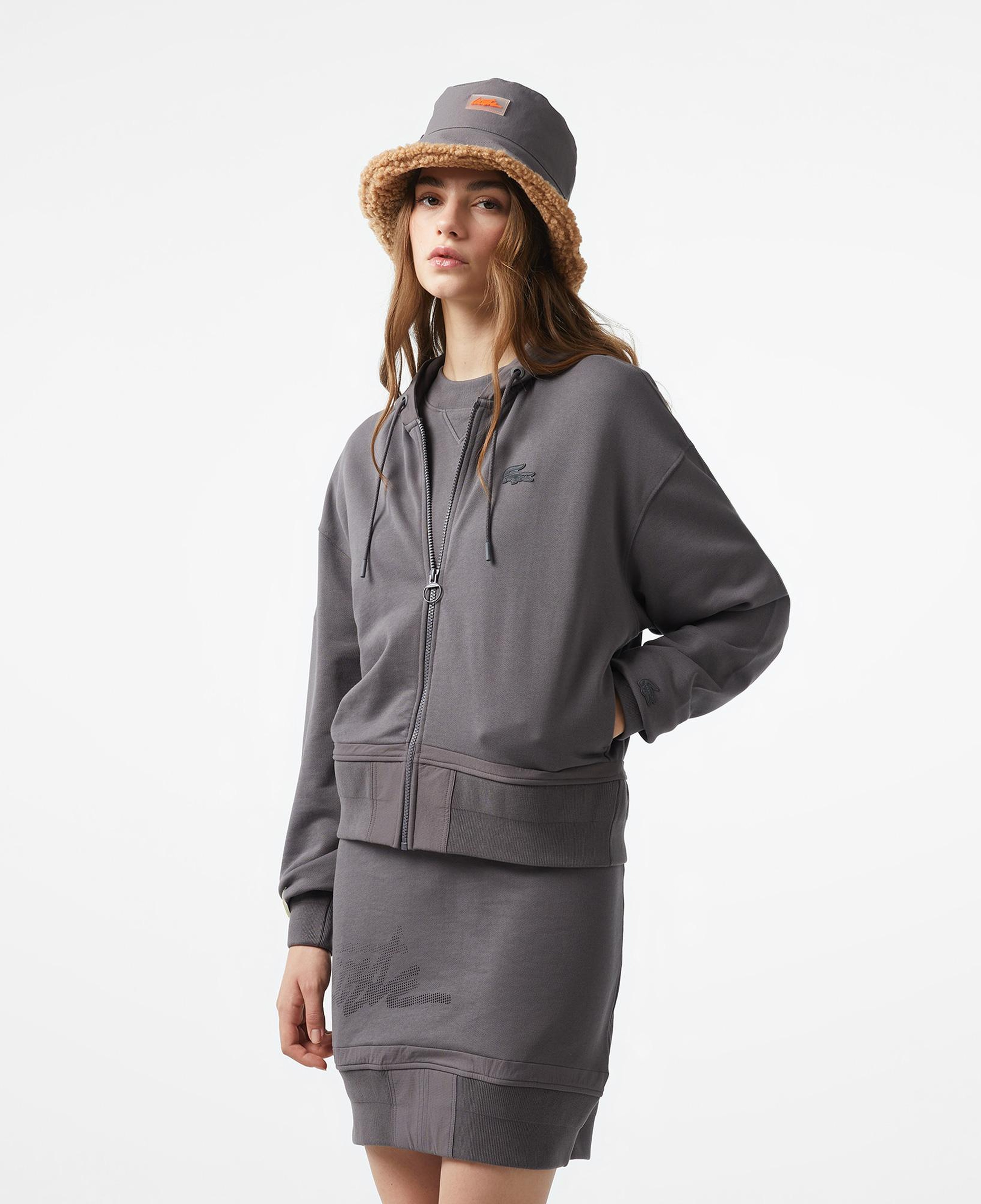 Lacoste x House of SuperStep Kadın Siyah Hoodie