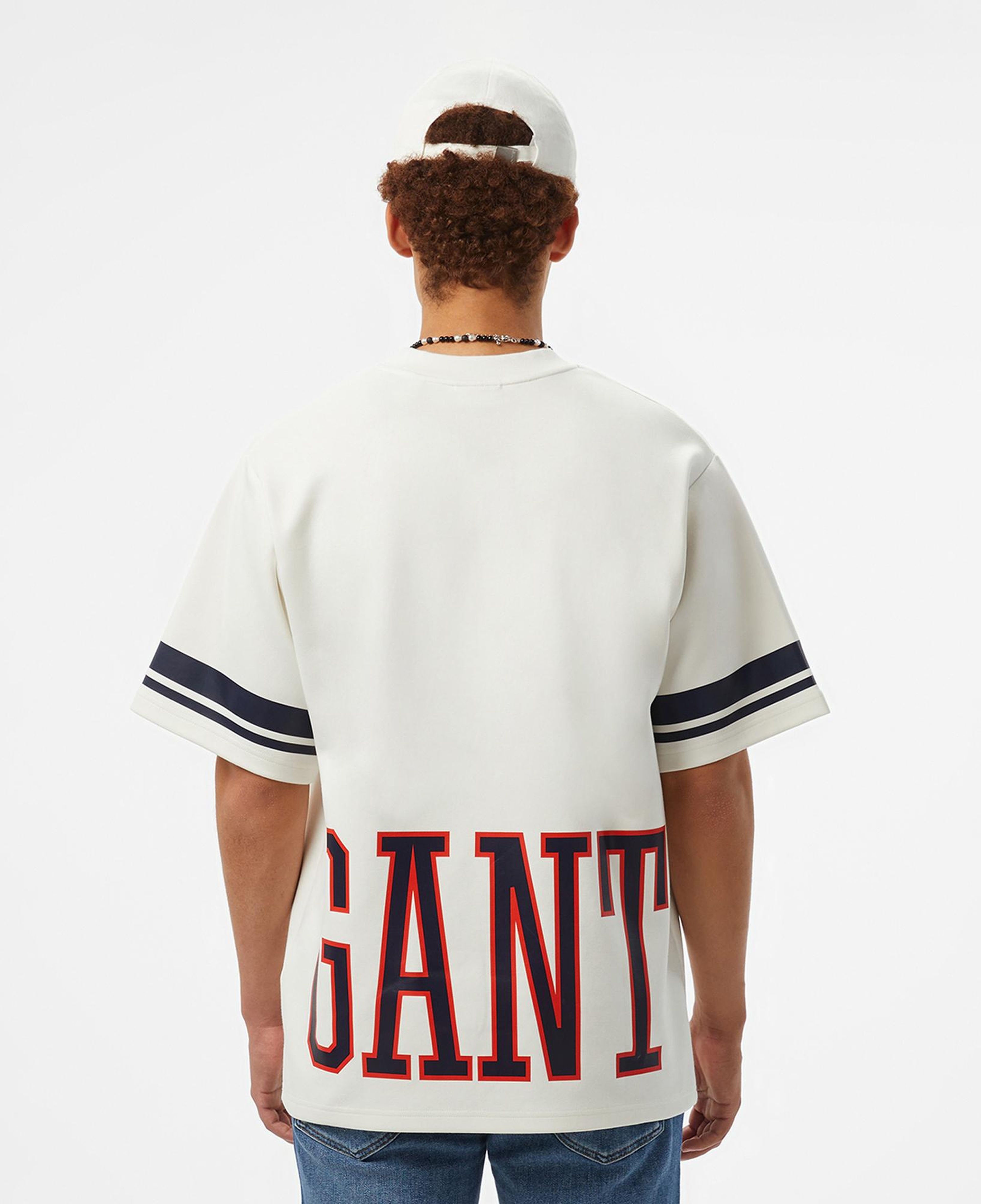 GANT Erkek Beyaz Oversize Fit T-Shirt