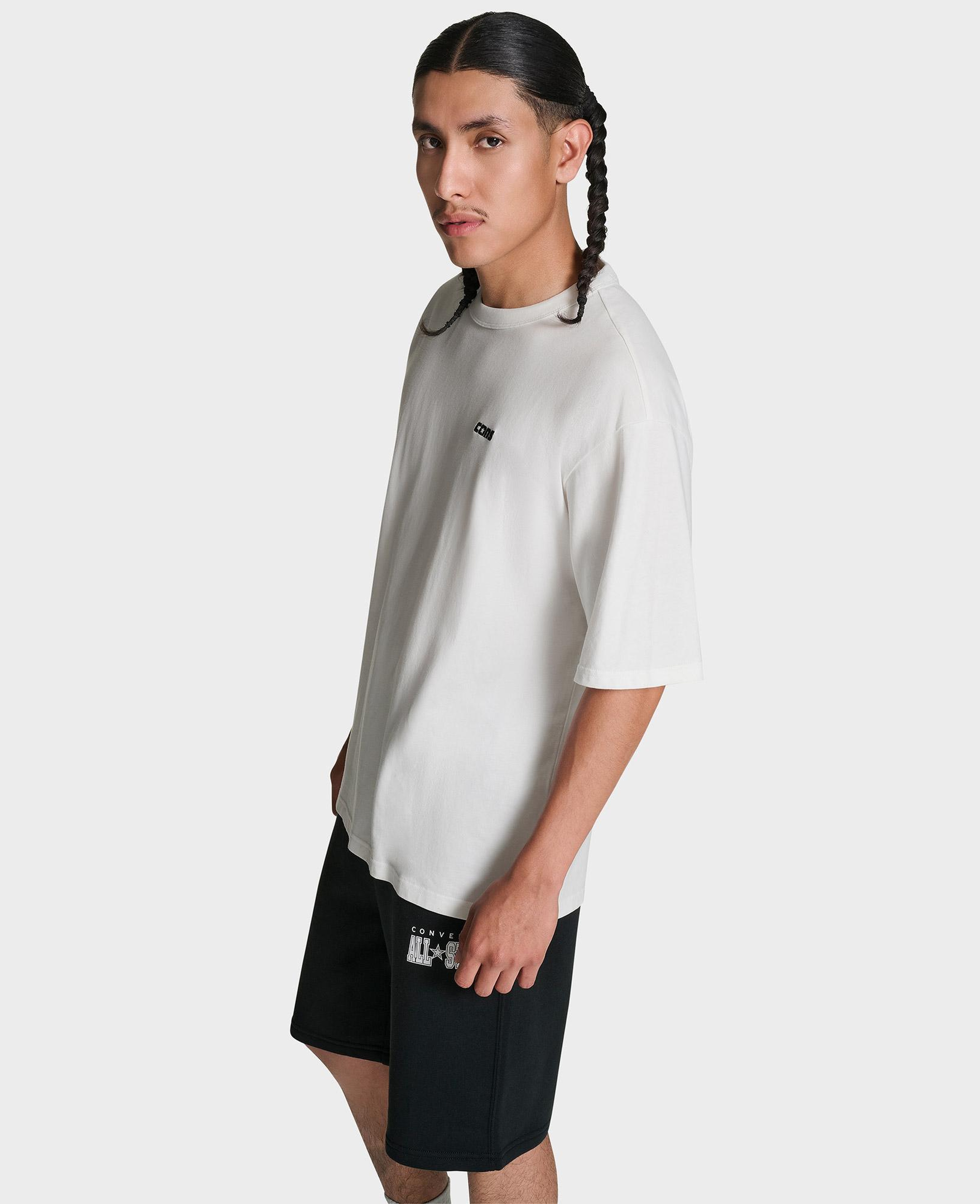 Converse CONS Erkek Beyaz Loose Fit T-Shirt