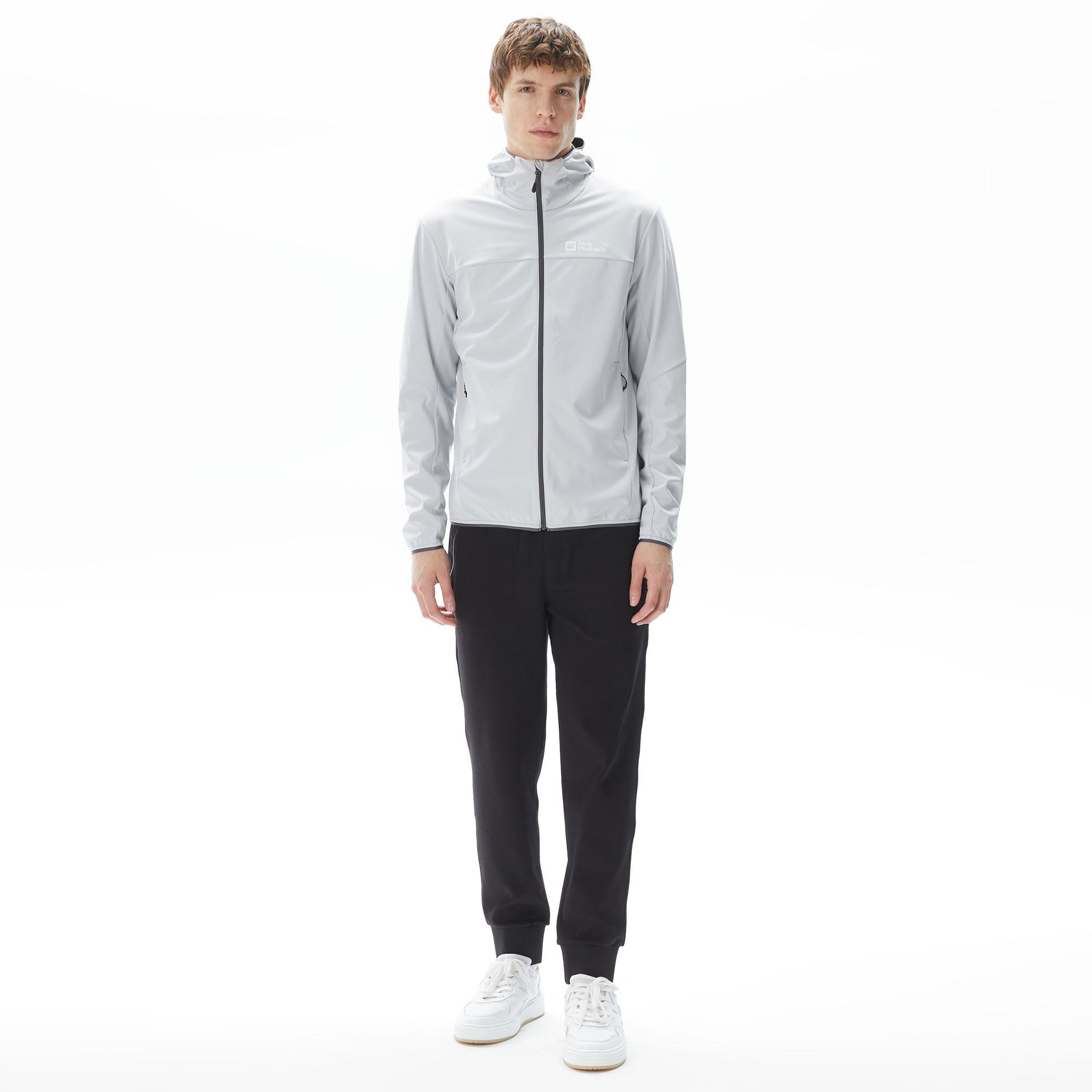 Jack Wolfskin Feldberg Hoodie Erkek Gri Ceket
