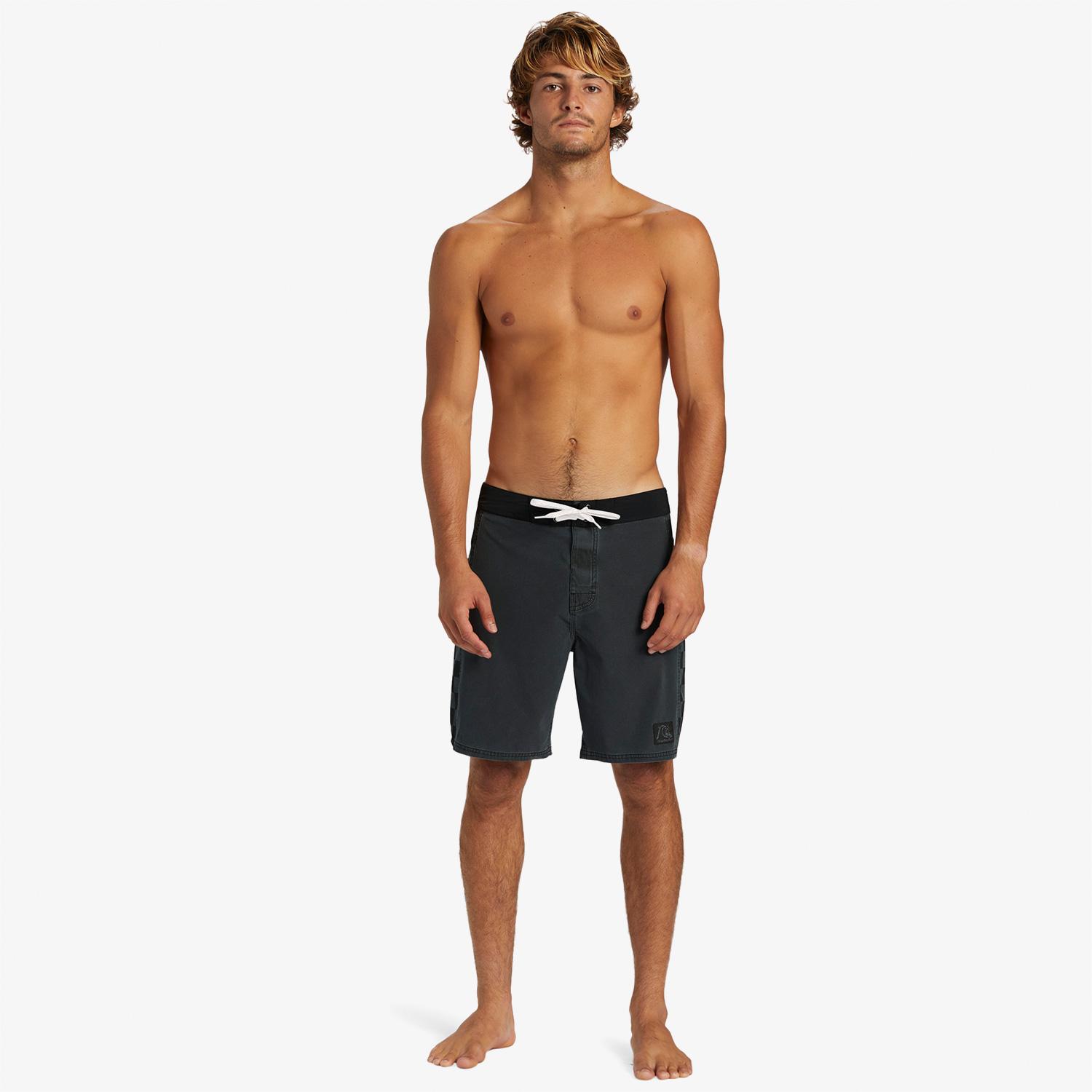 Quiksilver Original Arch Hempstrep 18 Erkek Gri Deniz Şortu