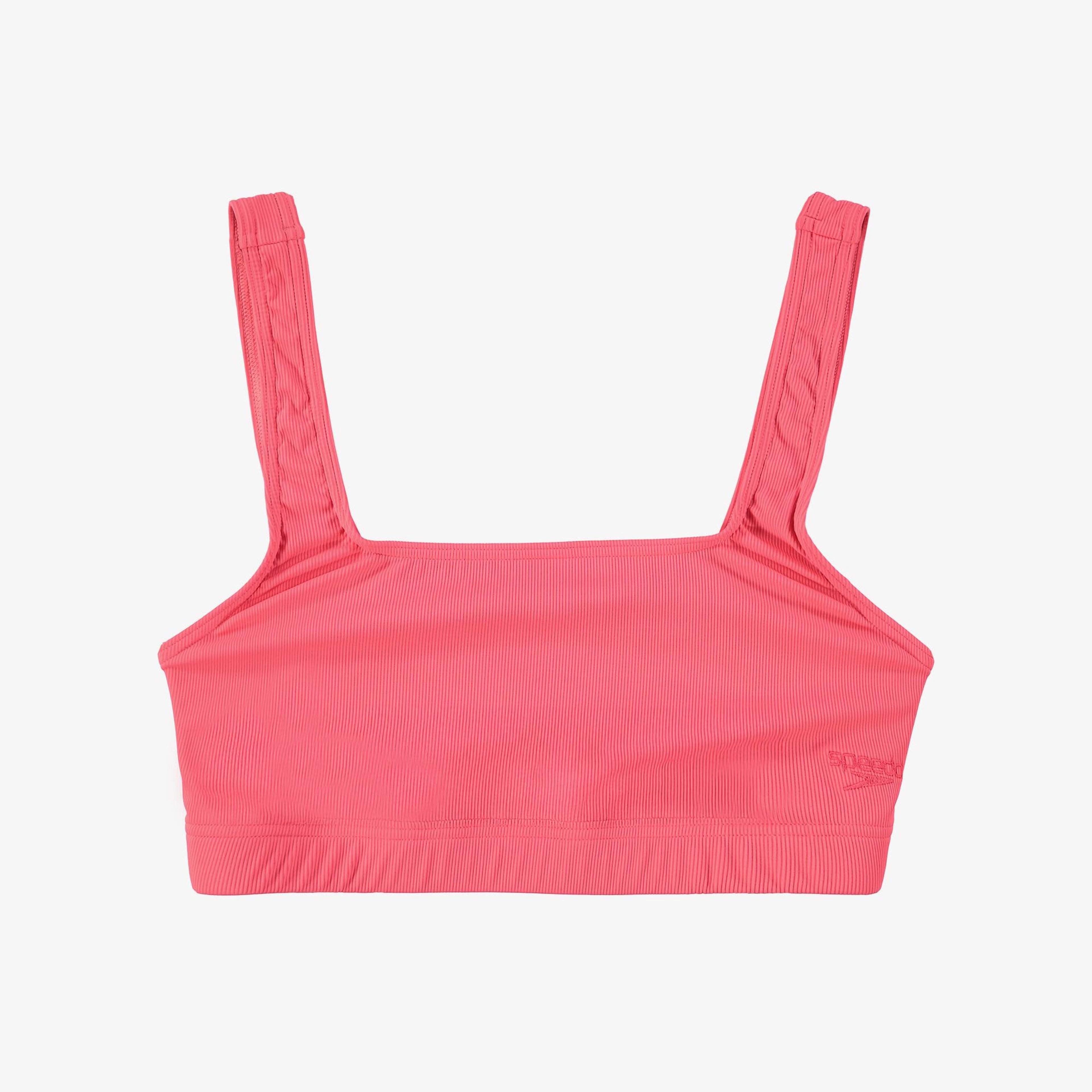 Speedo Textured Deep U-Back 2 Piece Kadın Pembe Mayo