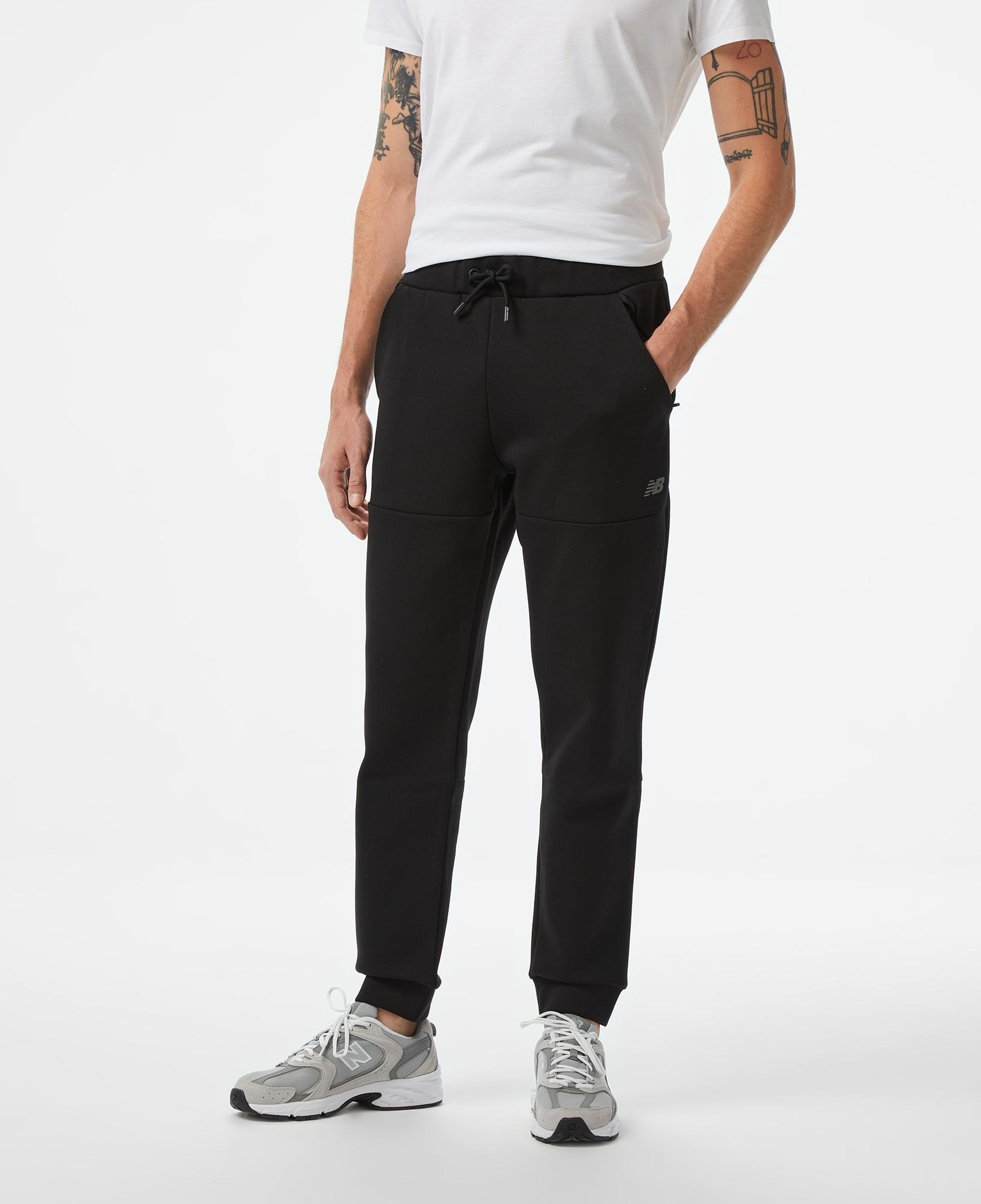New Balance Lifestyle Erkek Siyah Eşofman Altı