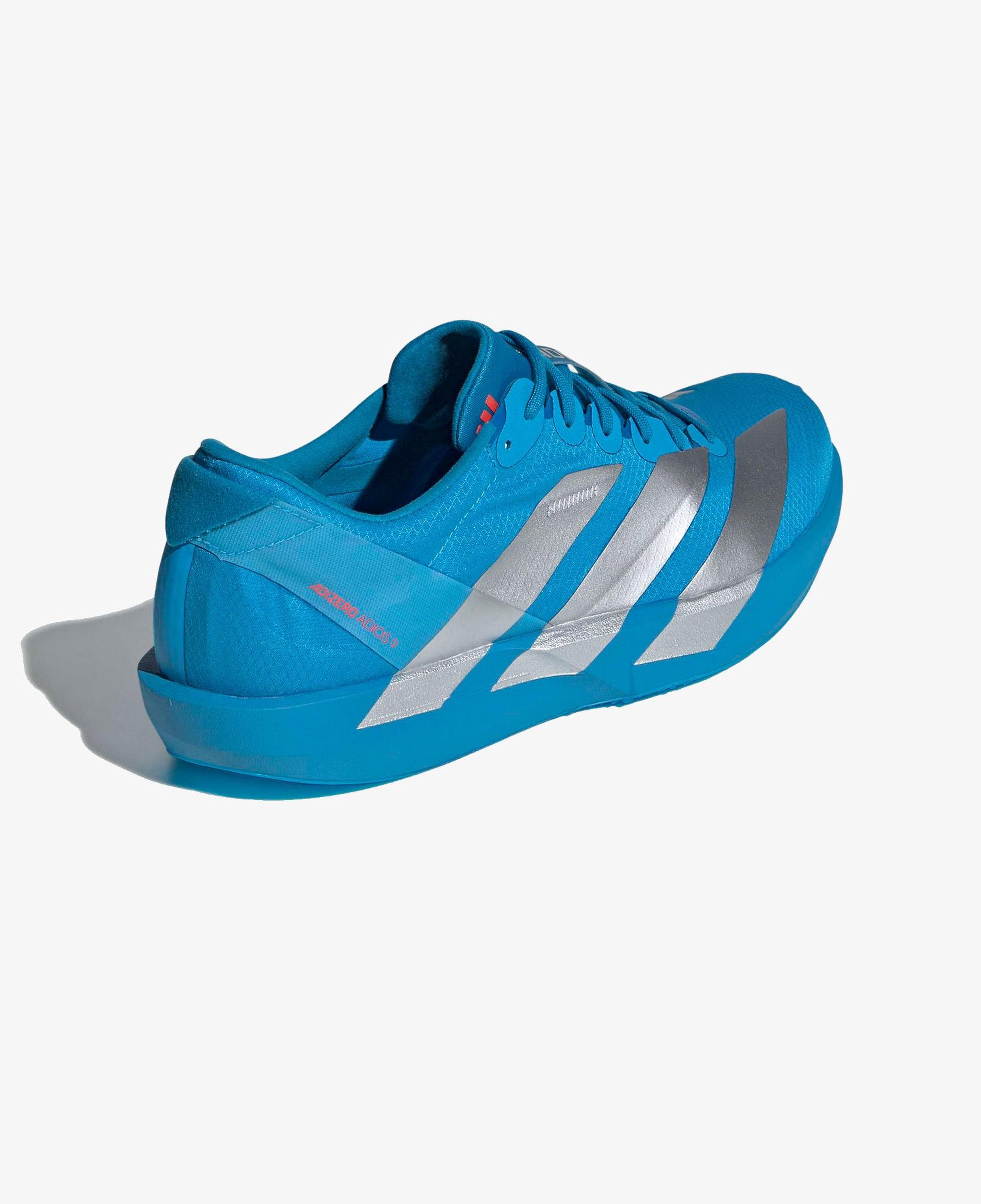 adidas Adizero Adios 9 Erkek Mavi Koşu Ayakkabısı