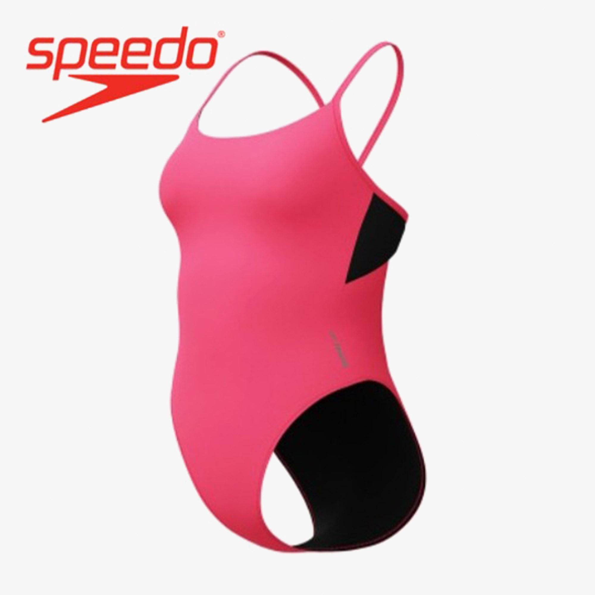 Speedo Colorblock Racerback Kadın Pembe Mayo