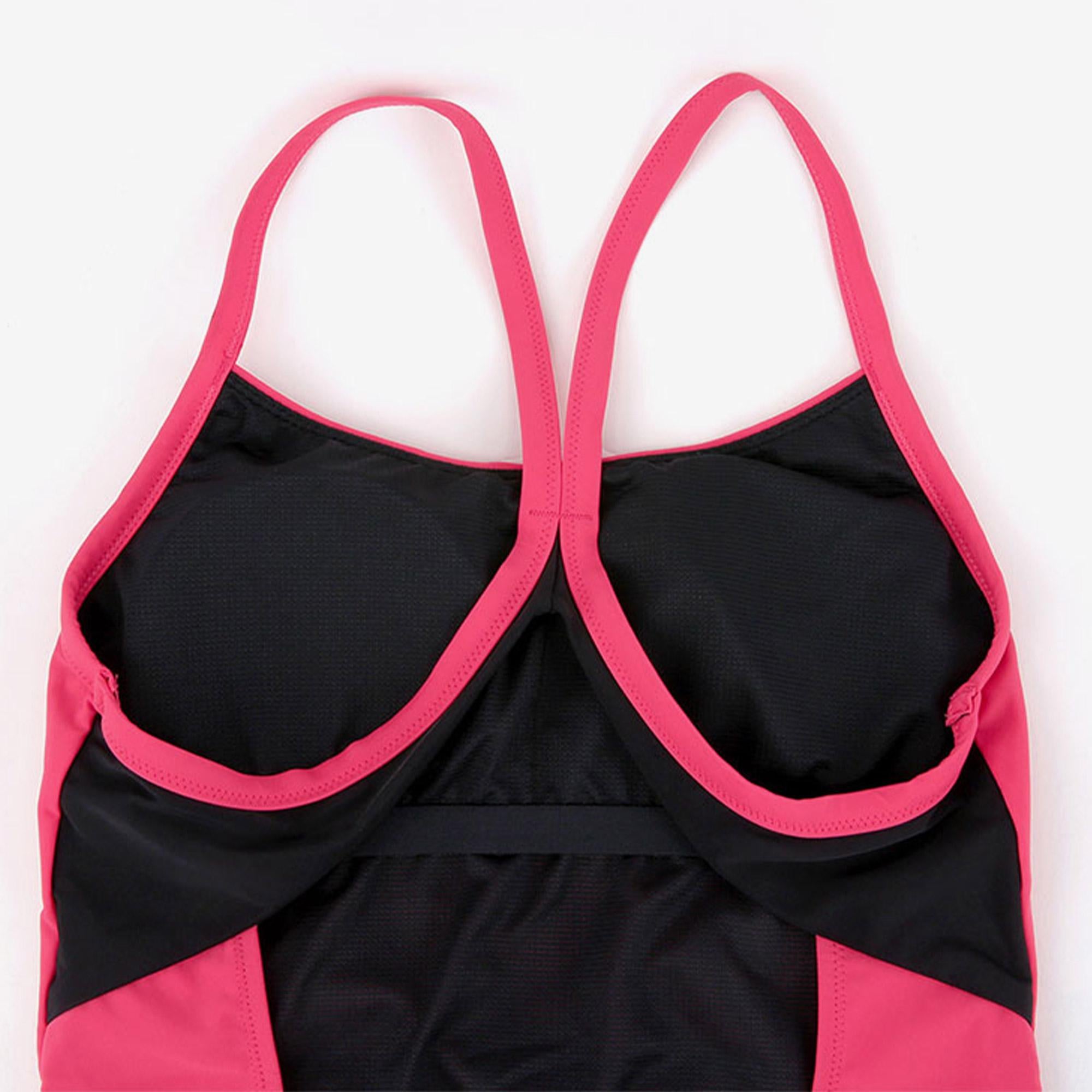 Speedo Colorblock Racerback Kadın Pembe Mayo