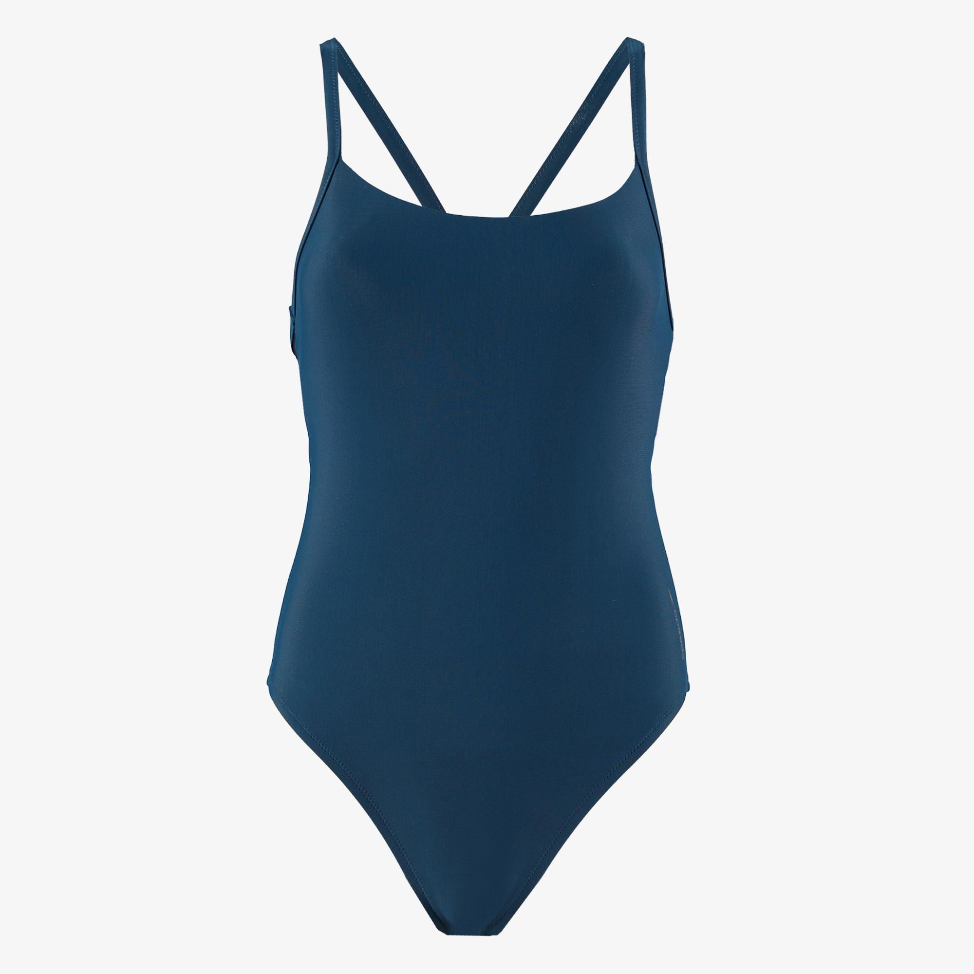 Speedo Colorblock Racerback Kadın Lacivert Mayo
