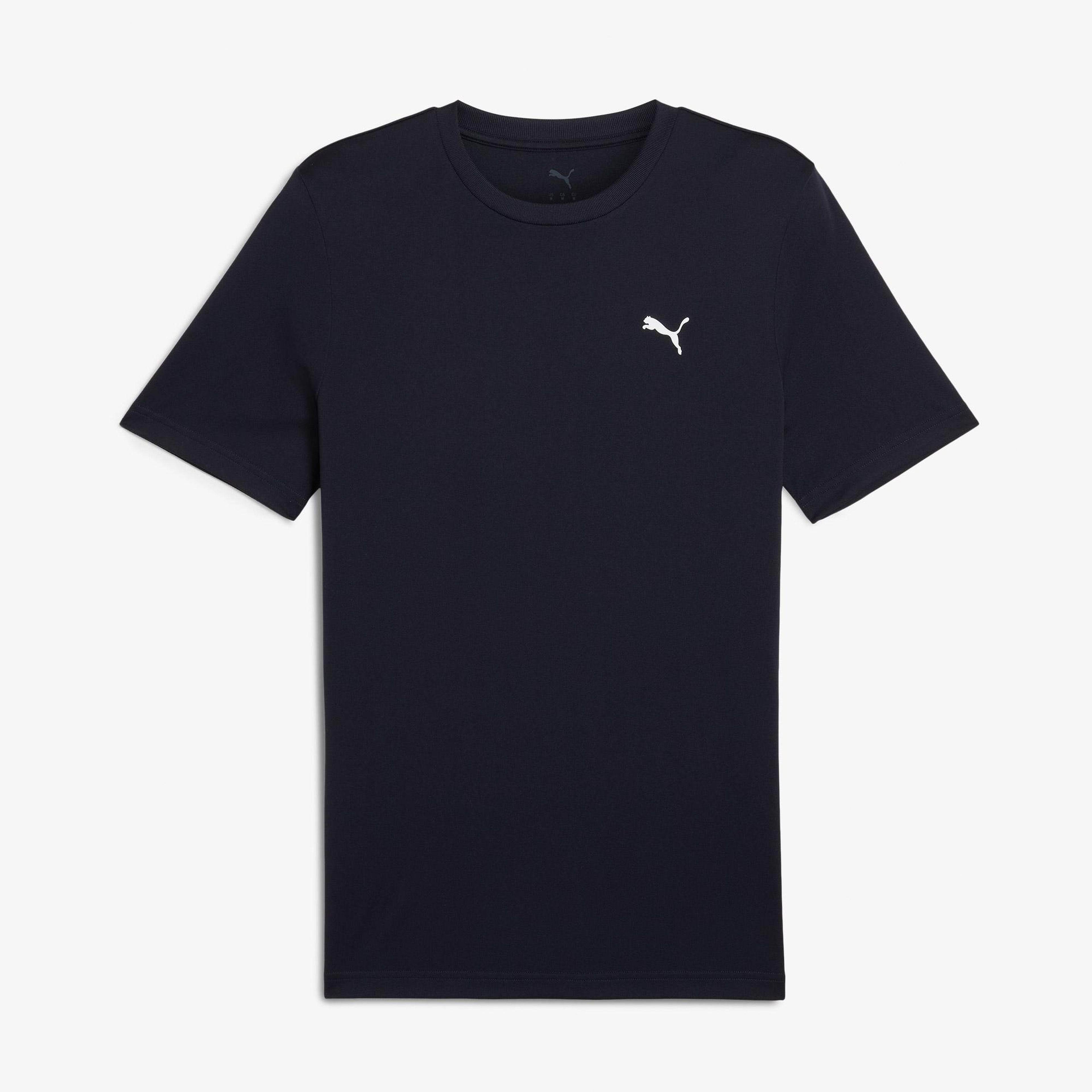 Puma Essentials Small Logo Poly Erkek Lacivert T-Shirt