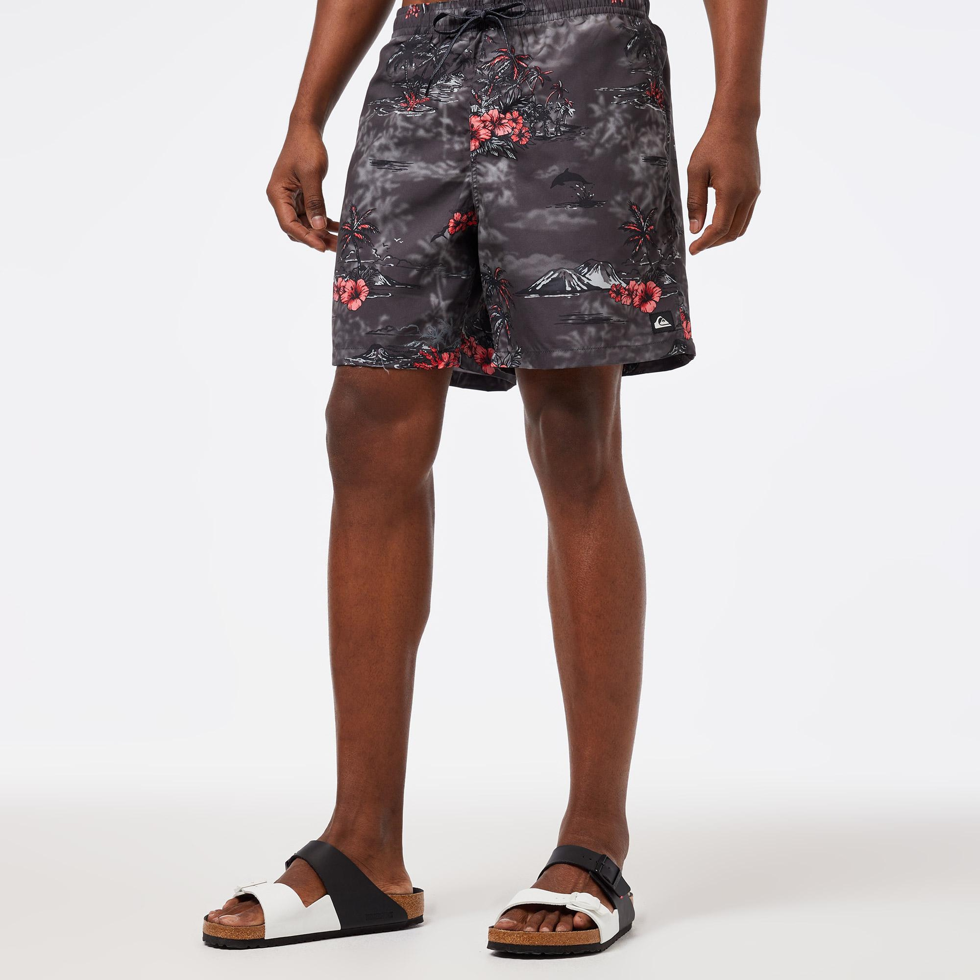 Quiksilver Longmanhill Erkek Gri Deniz Şortu