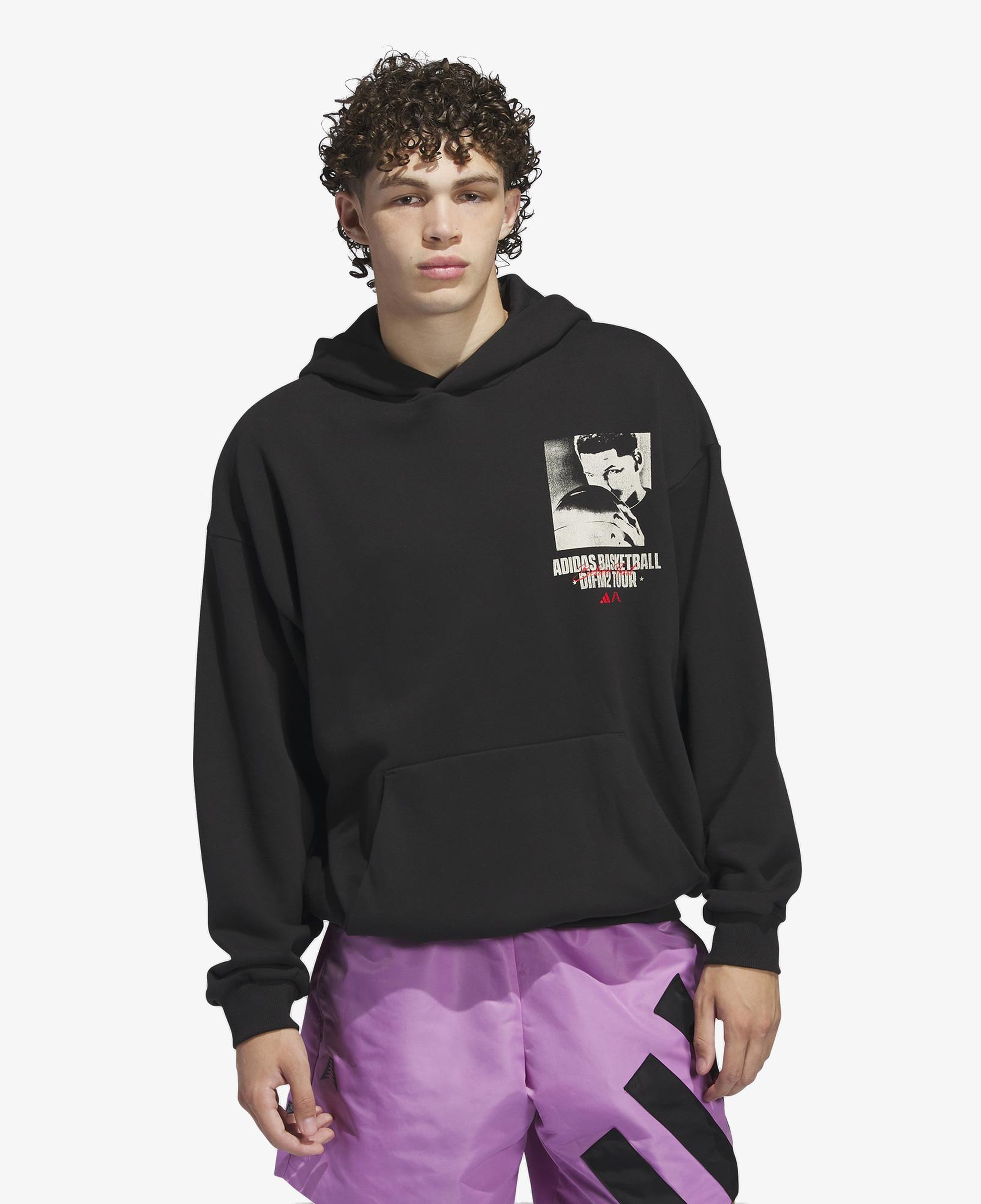 adidas A.E. Graphic Erkek Siyah Günlük Sweatshirt