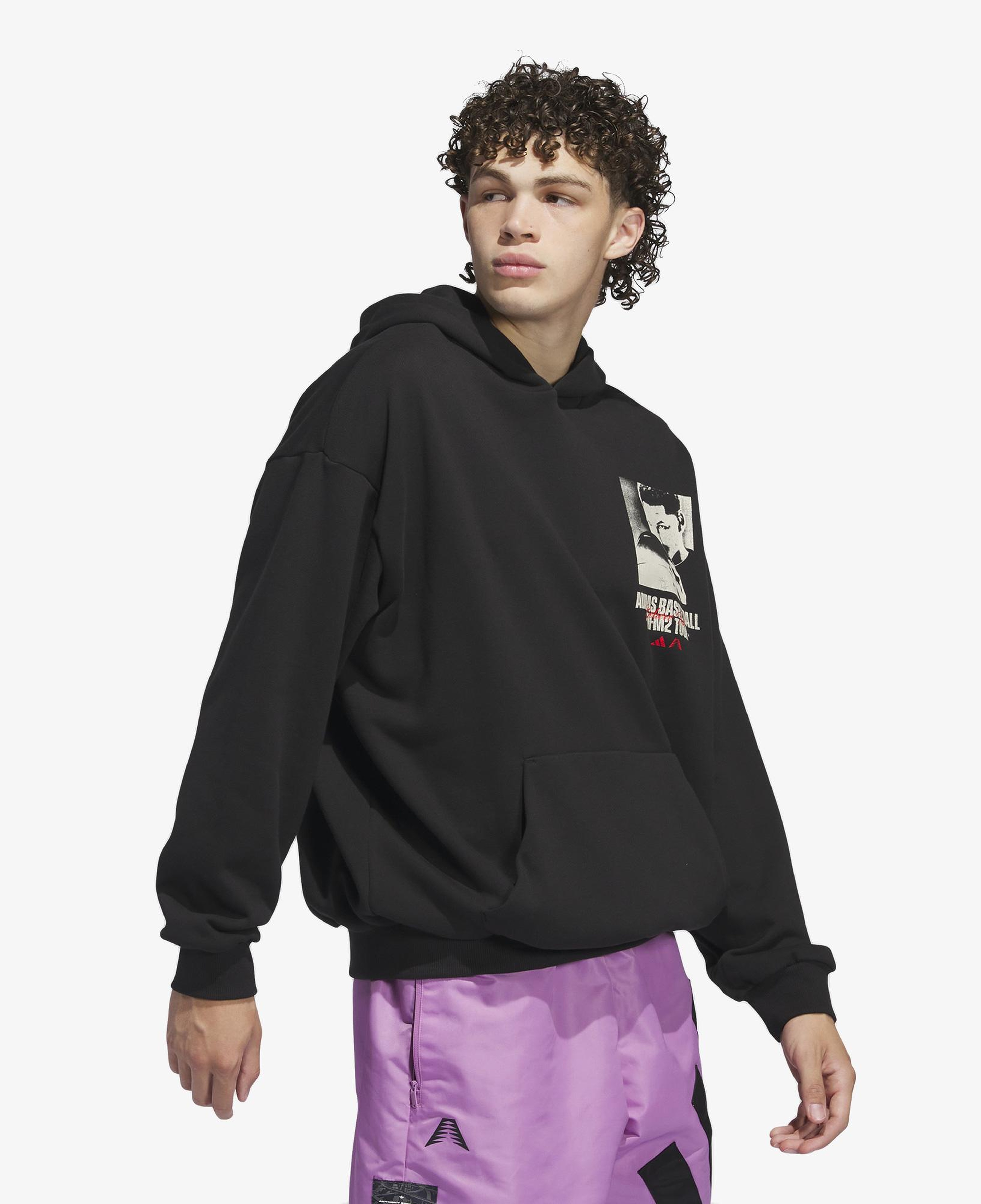 adidas A.E. Graphic Erkek Siyah Günlük Sweatshirt