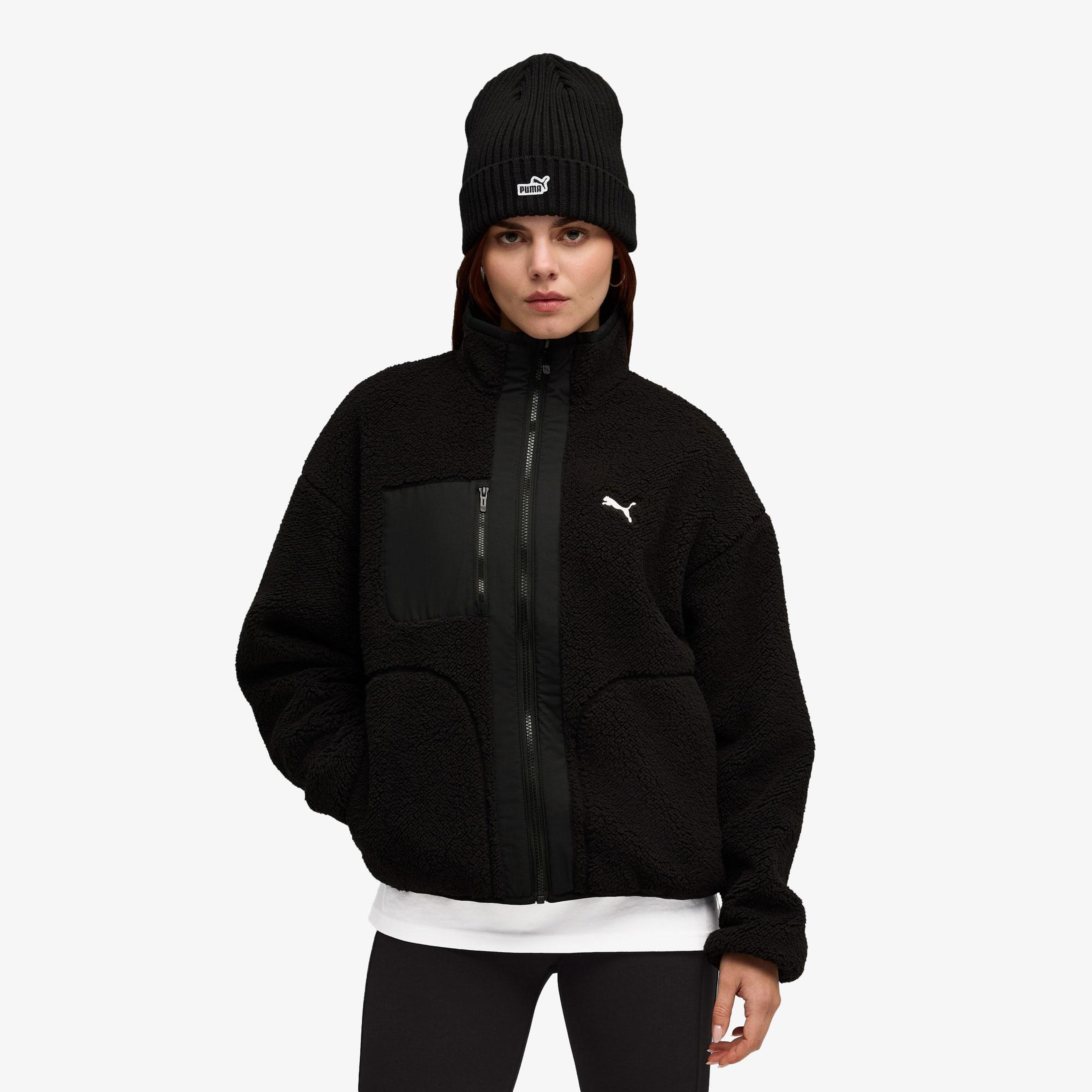 Puma Reversible Kadın Siyah Ceket