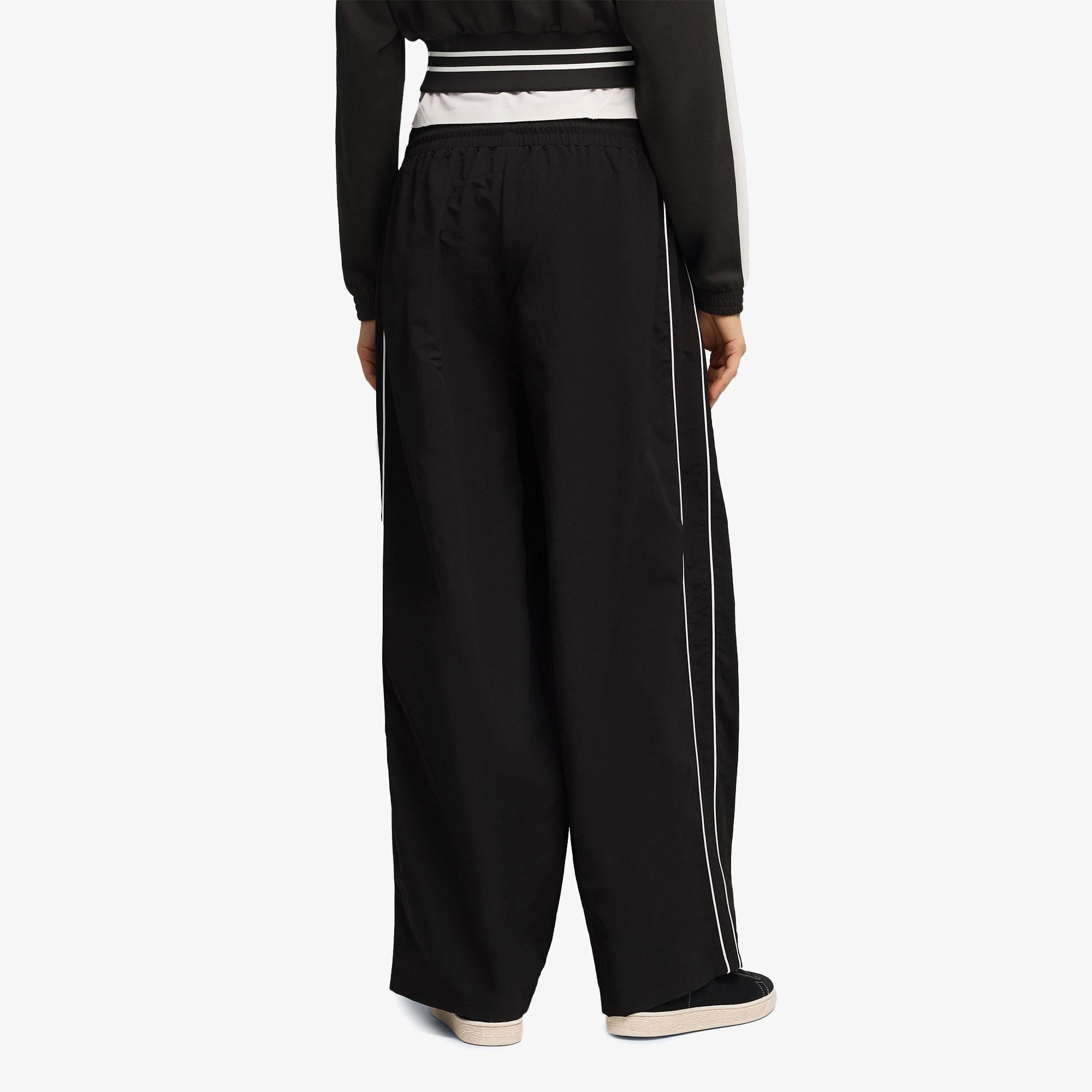 Puma T7 Woven Track Kadın Siyah Pantolon