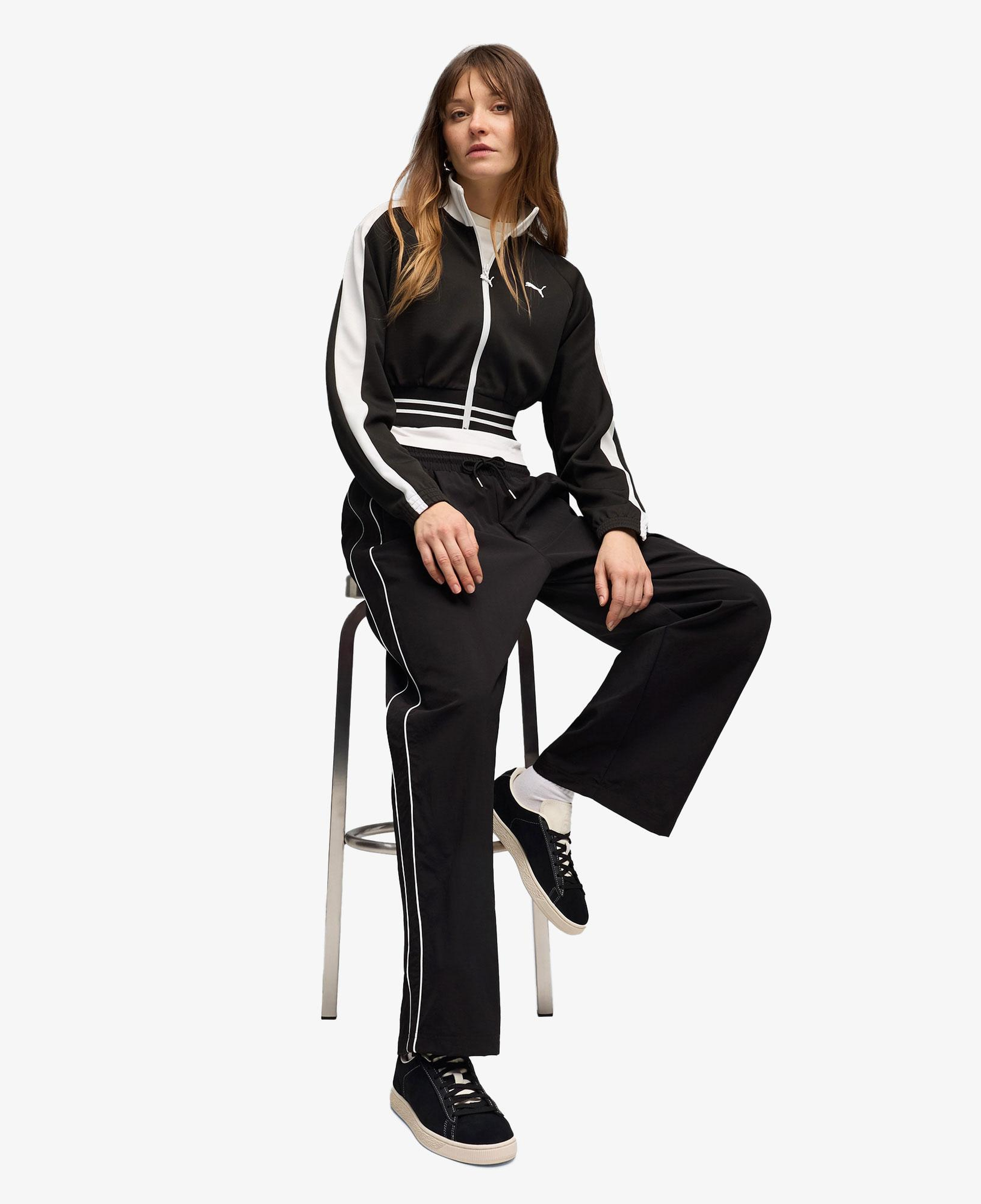 Puma T7 Woven Track Kadın Siyah Pantolon