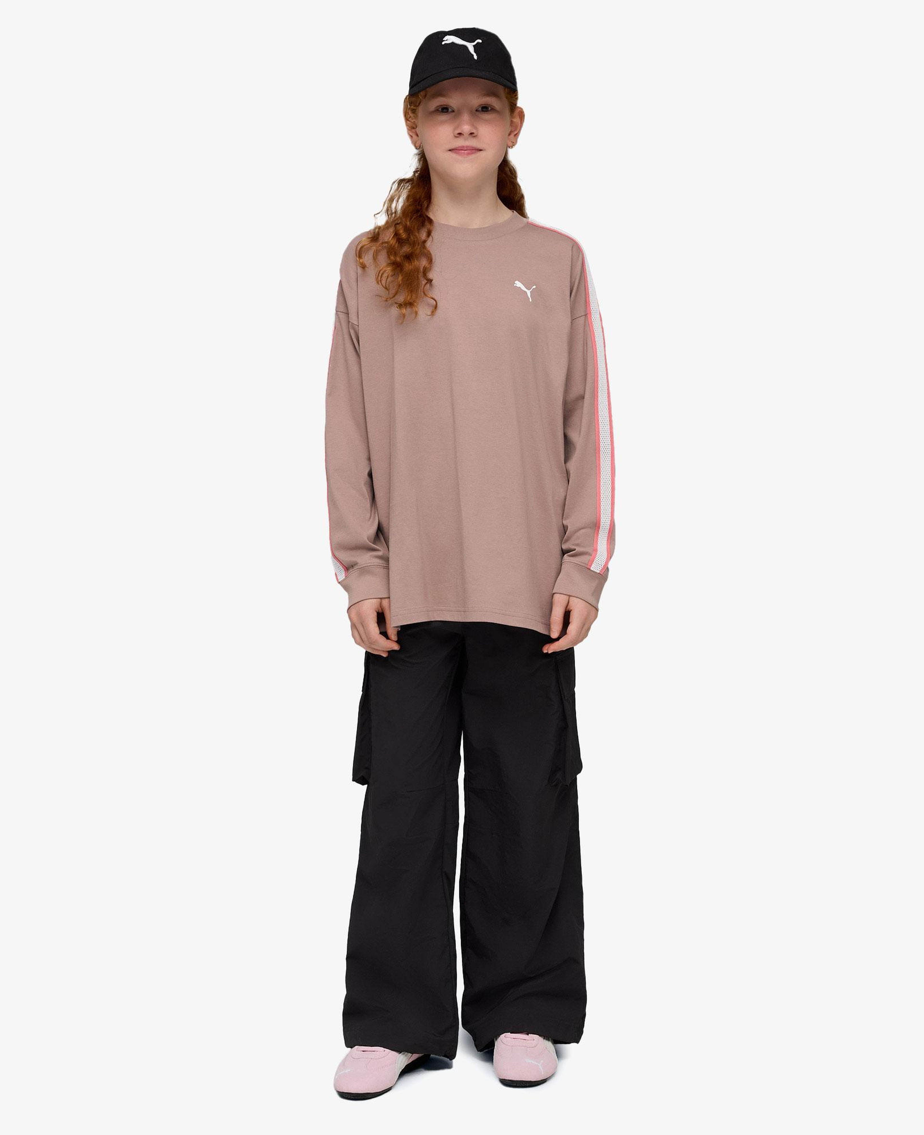 Puma Relaxed Woven Cargo Çocuk Siyah Pantolon