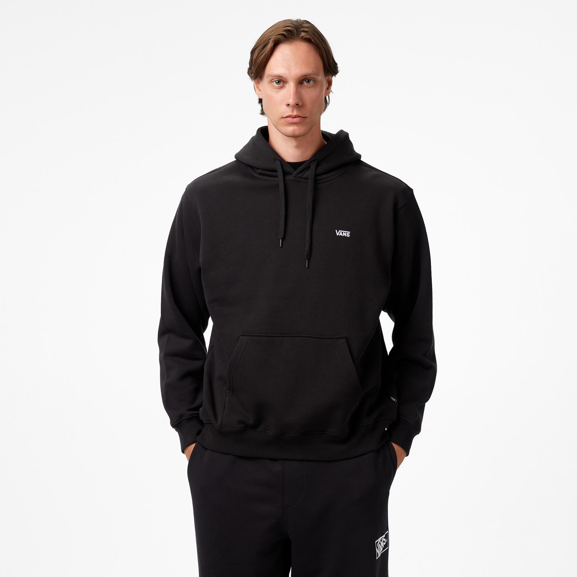 Vans Left Chest ii Loose Po Erkek Siyah Sweatshırt