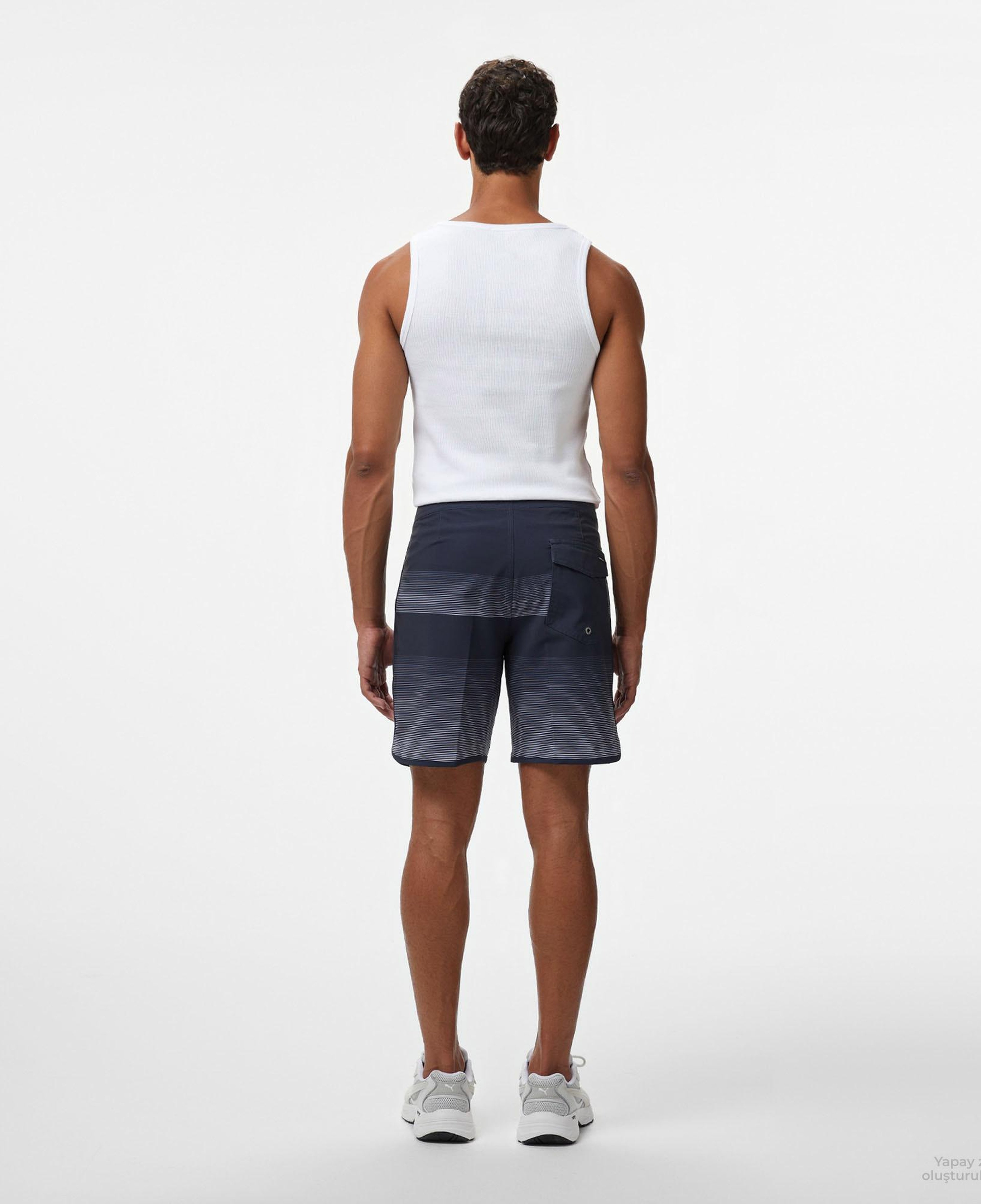 Quiksilver Surfsilk Scallop 18 Erkek Gri Deniz Şortu