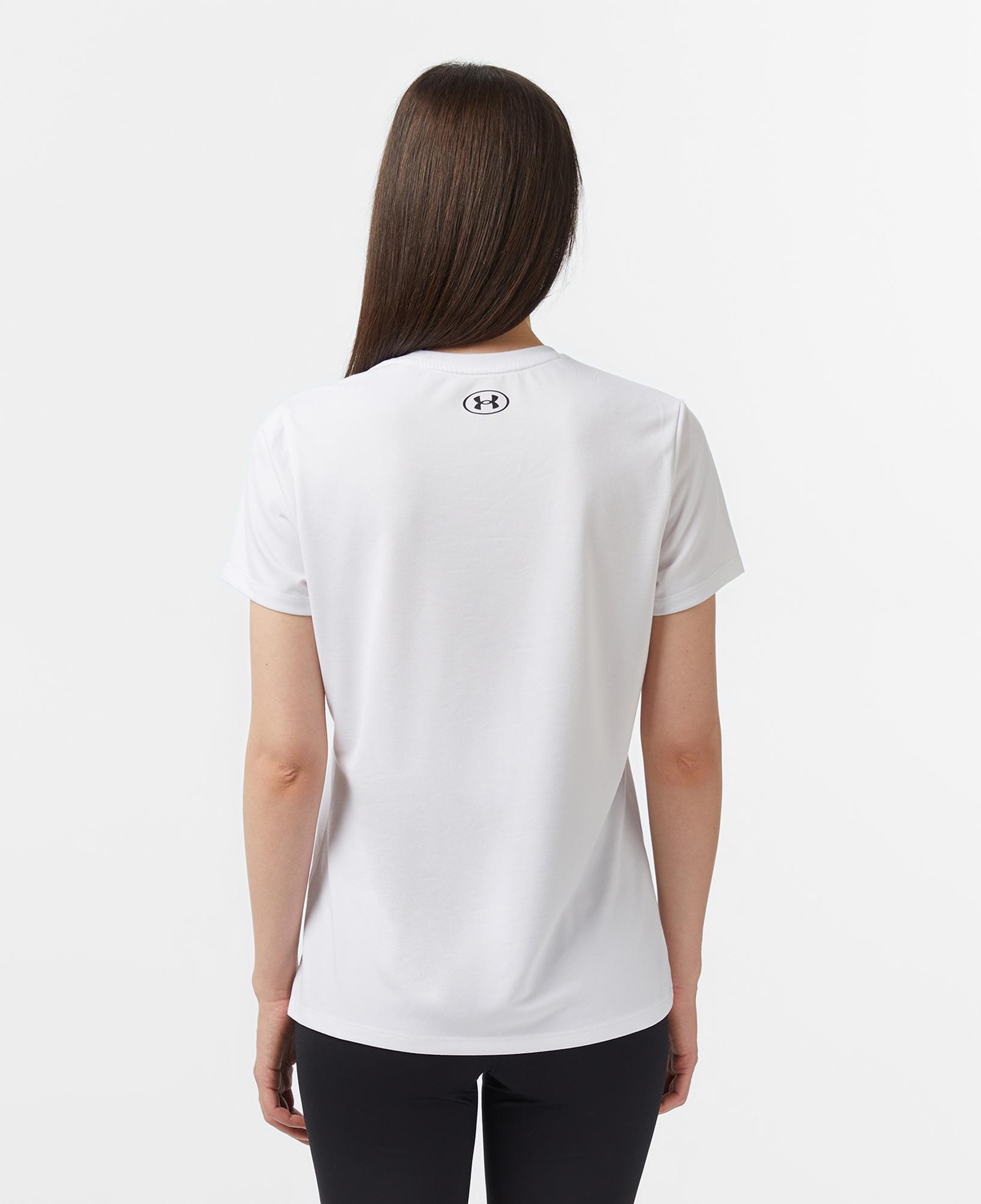 Under Armour Tech Ssc - Solid Kadın Beyaz Antrenman T-Shirt