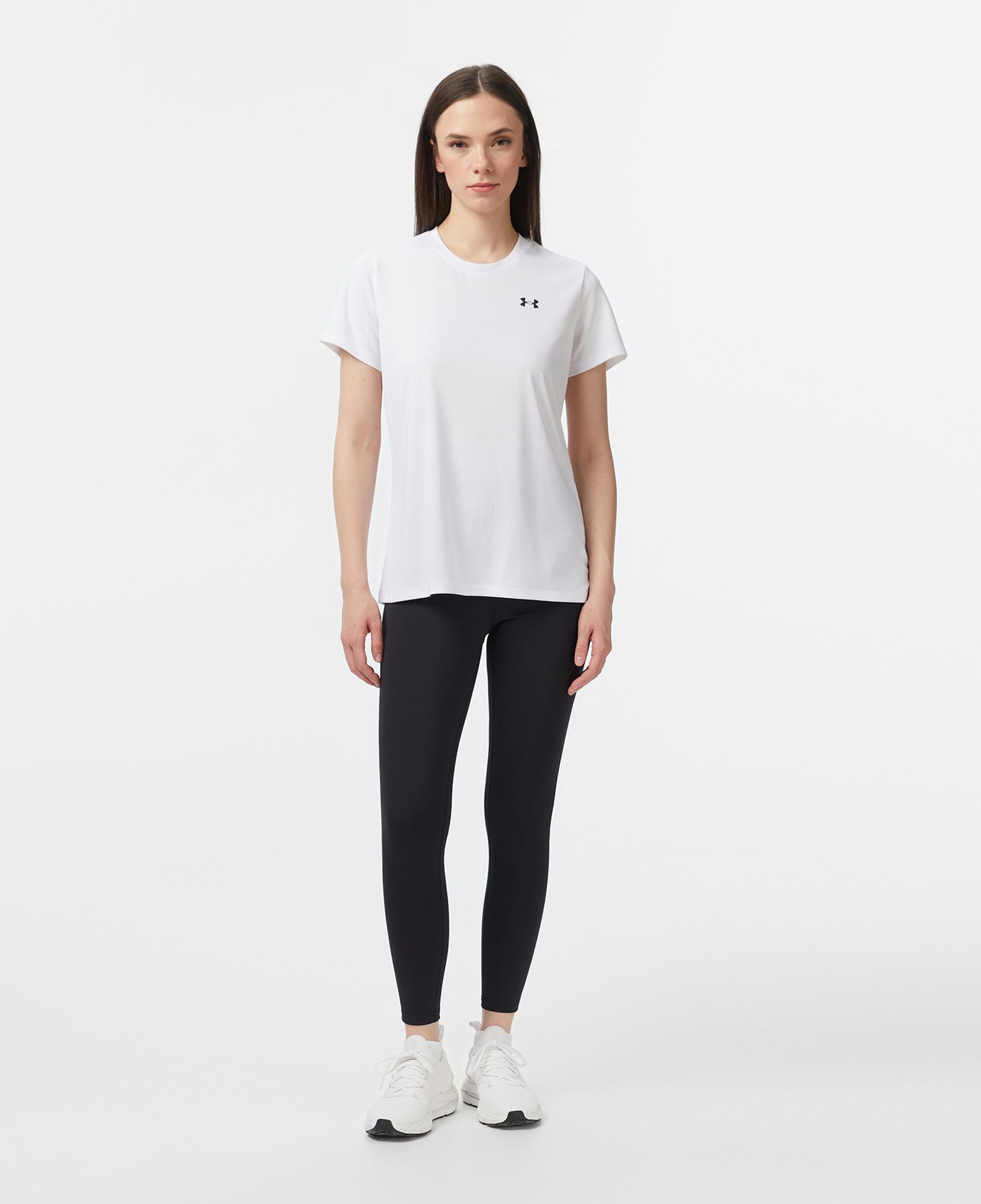 Under Armour Tech Ssc - Solid Kadın Beyaz Antrenman T-Shirt