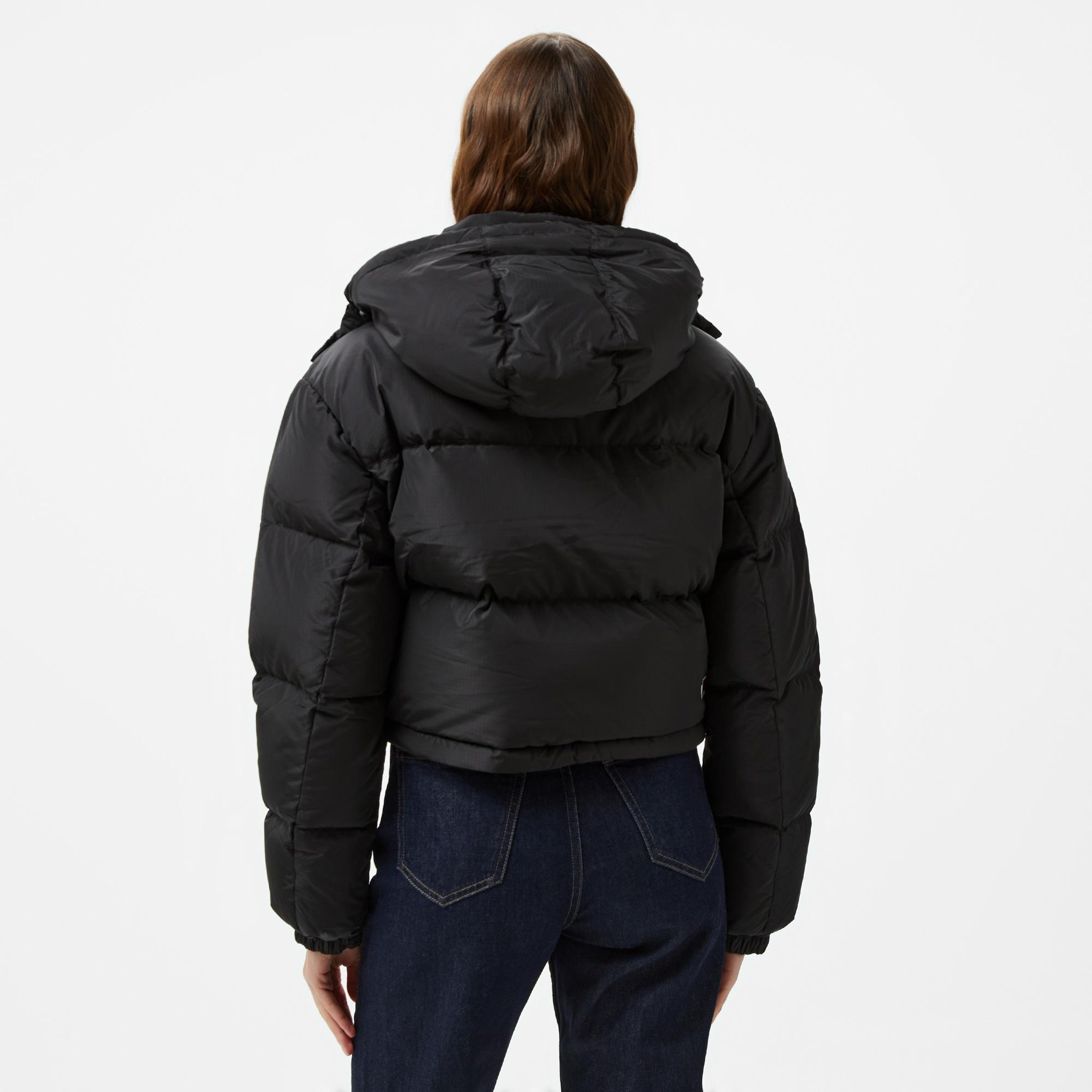 Tommy Hilfiger Alaska Puffer Kadın Siyah Mont