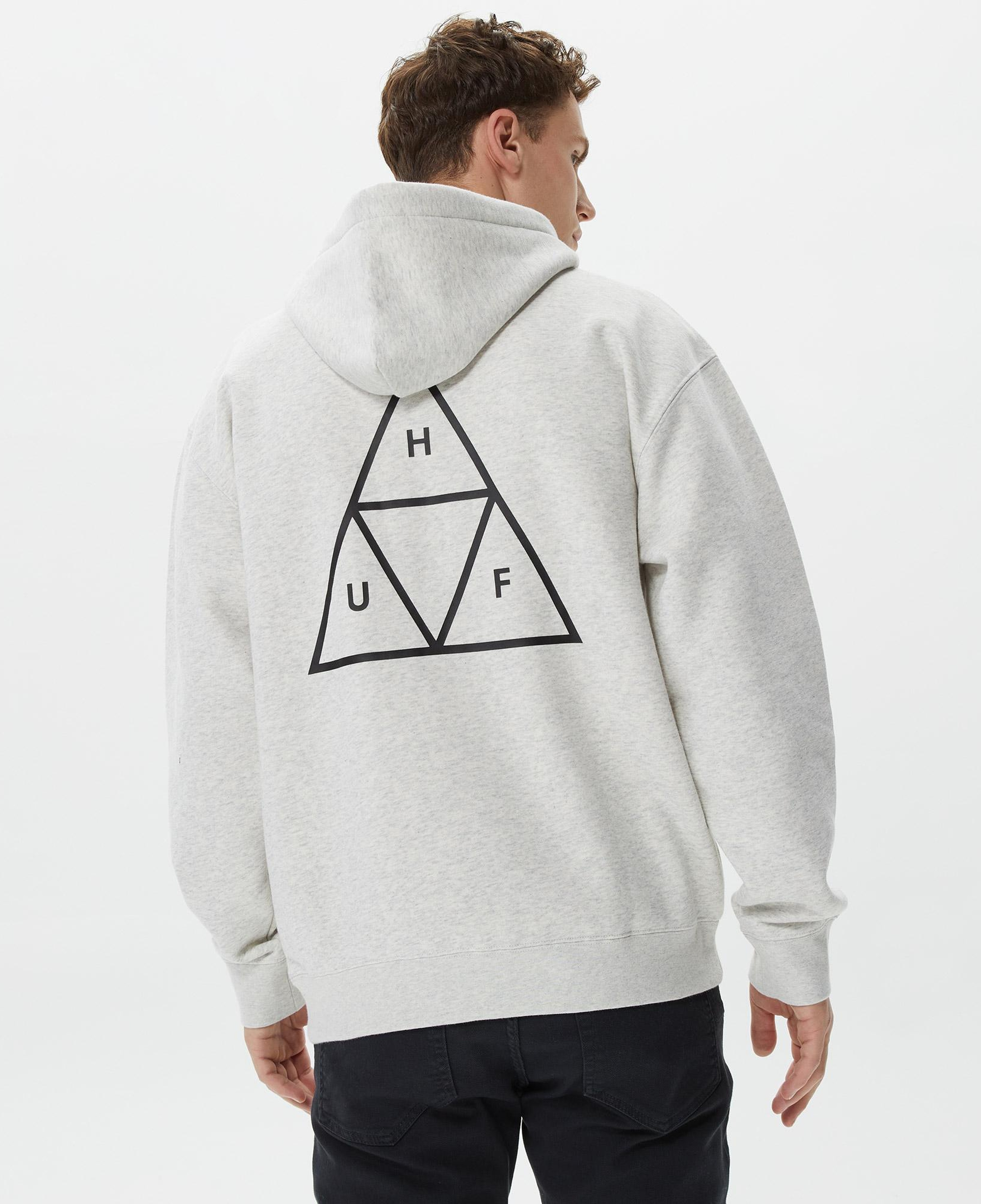 Huf Essentials Erkek Gri Hoodie