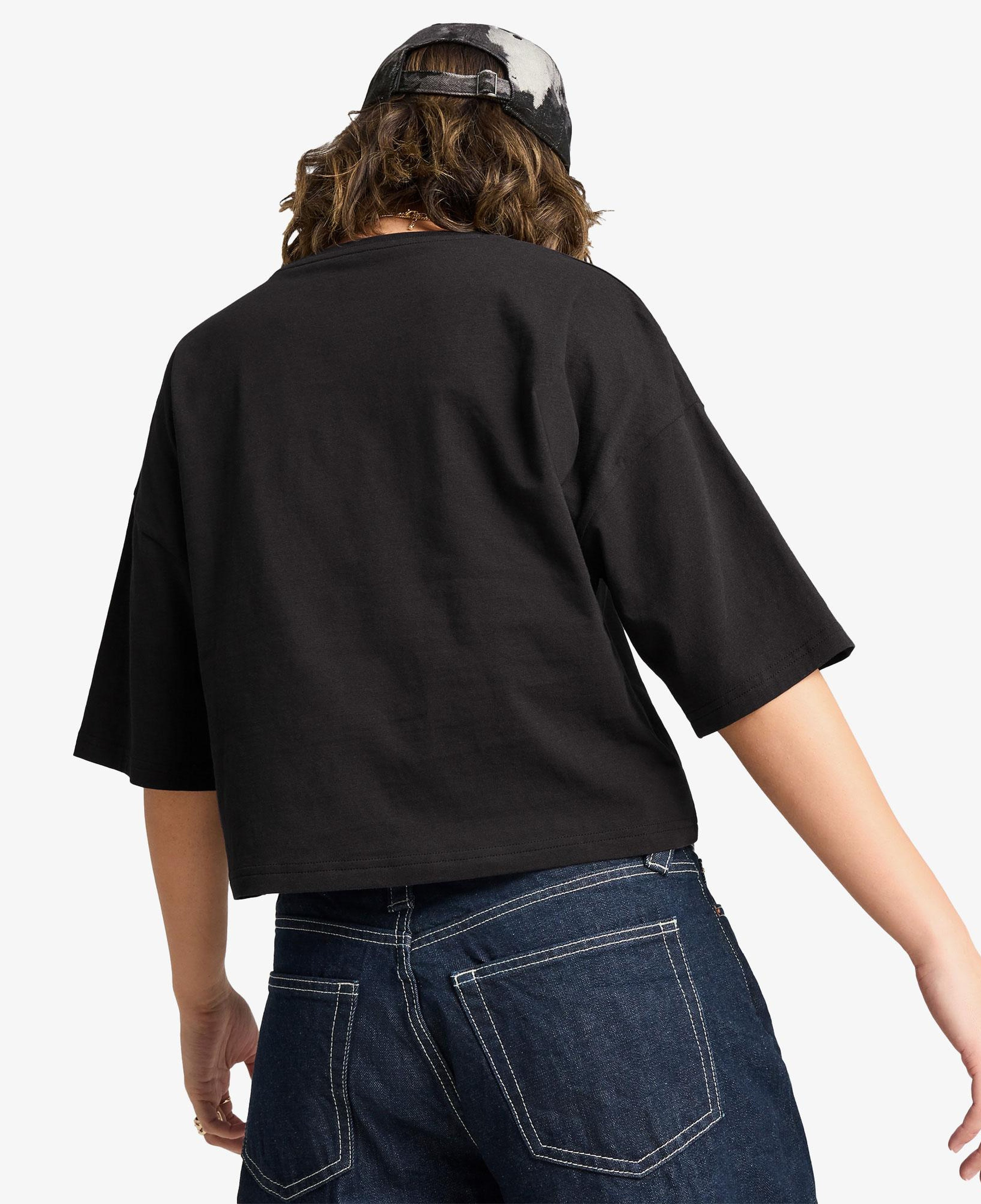 Puma Wardrobe Essentials Oversized Kadın Siyah T-Shirt