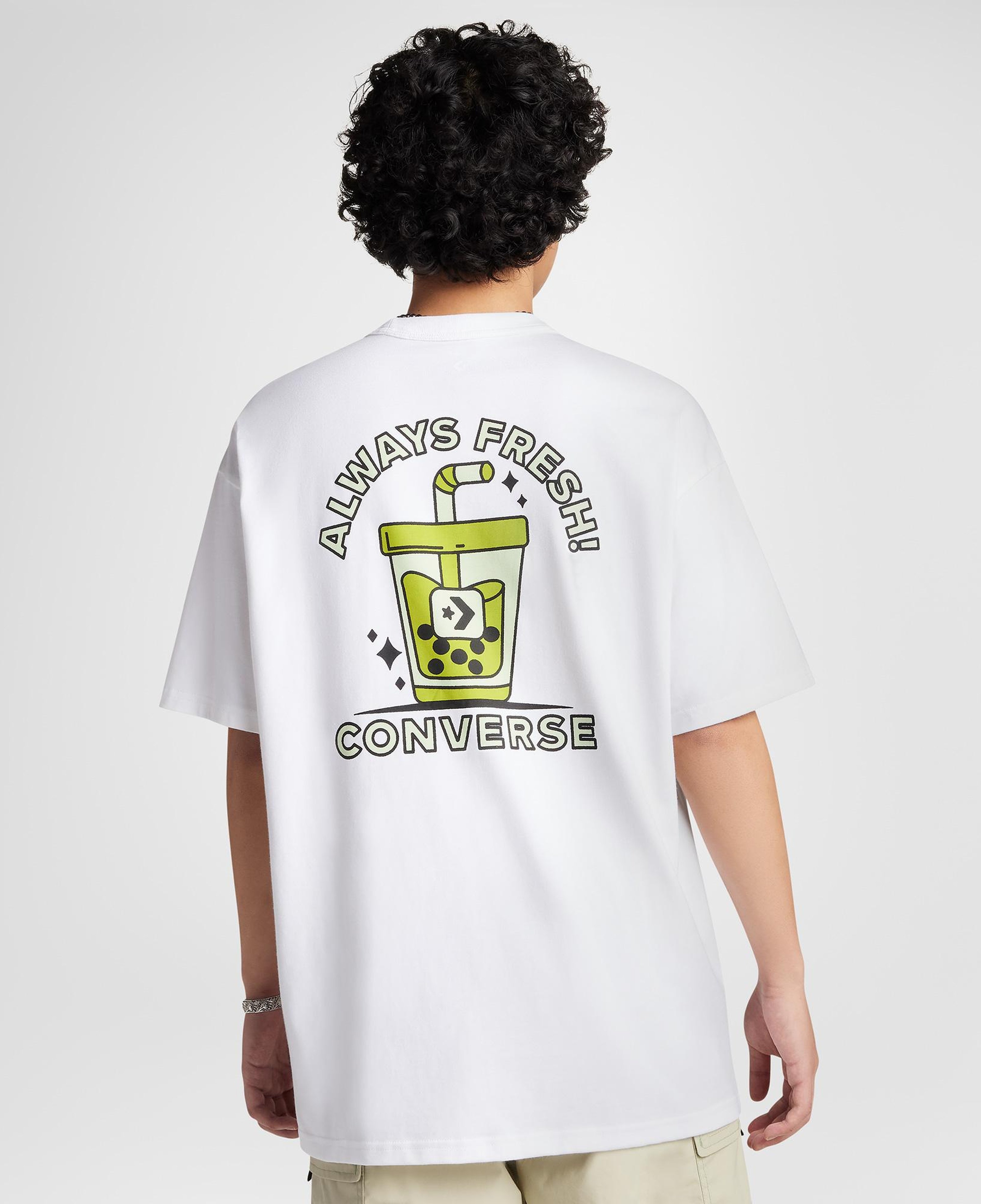 Converse Erkek Beyaz T-Shirt