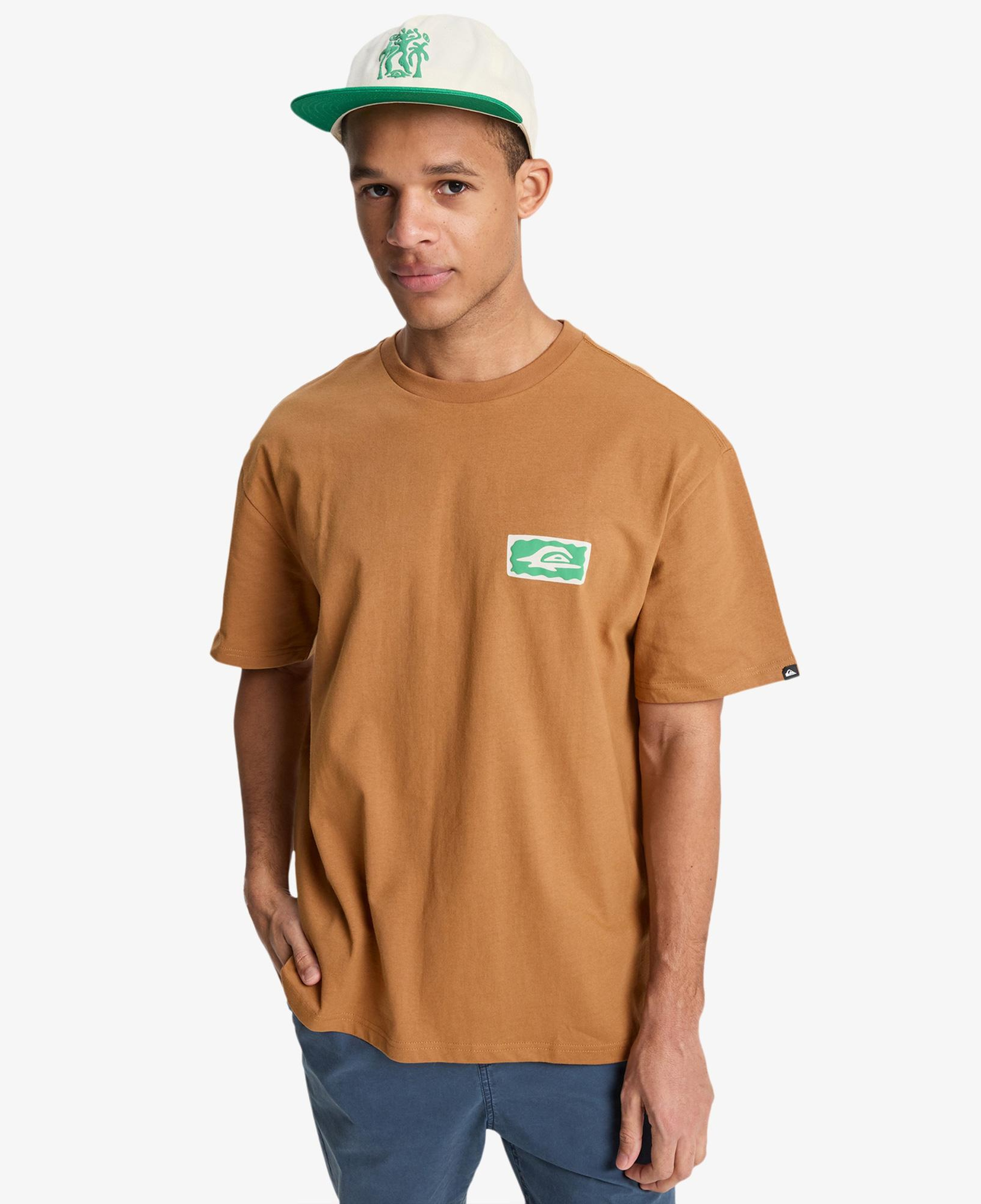 Quiksilver Serenity Splash Erkek Kahvrerengi T-Shirt