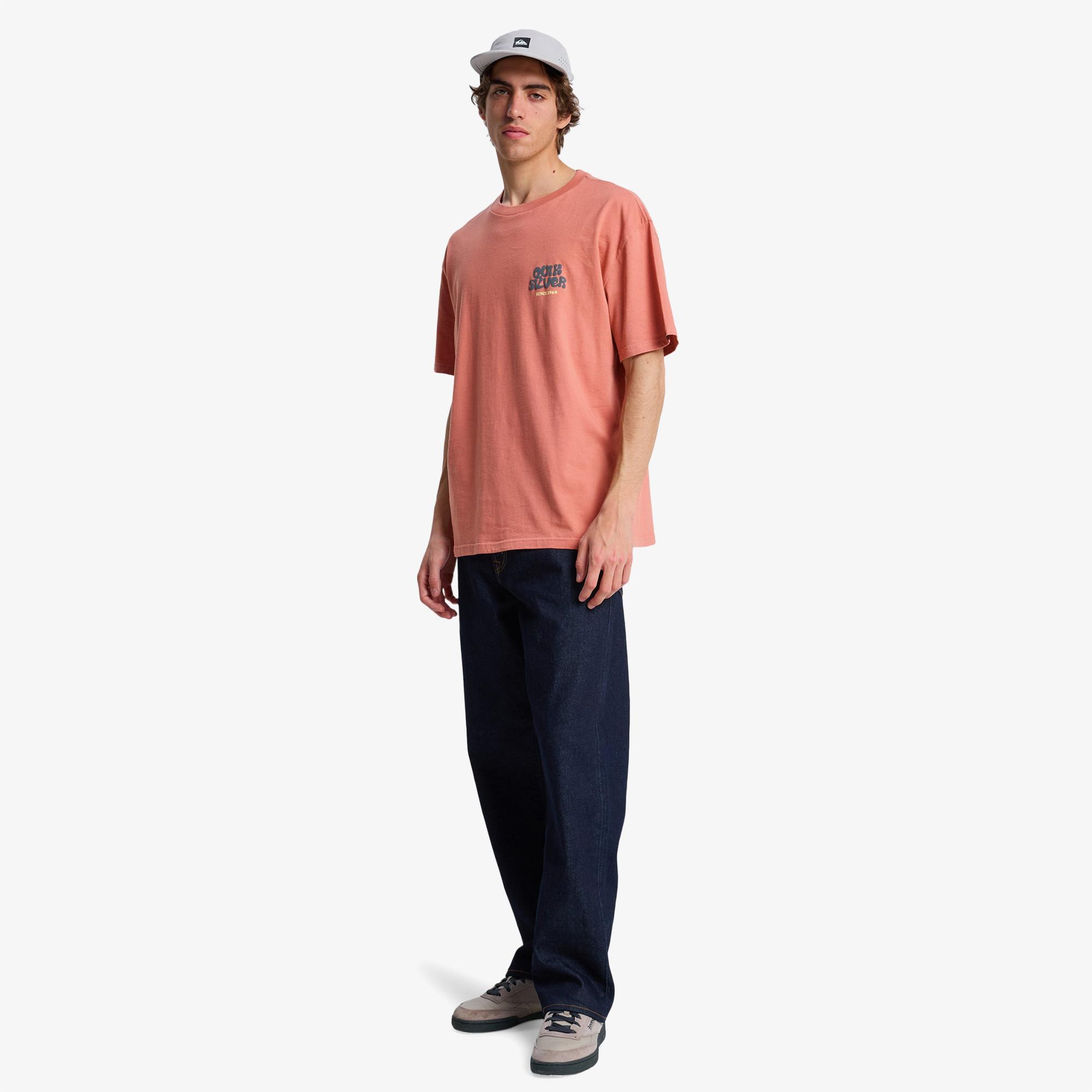 Quiksilver Fruits Tide Erkek Pembe T-Shirt