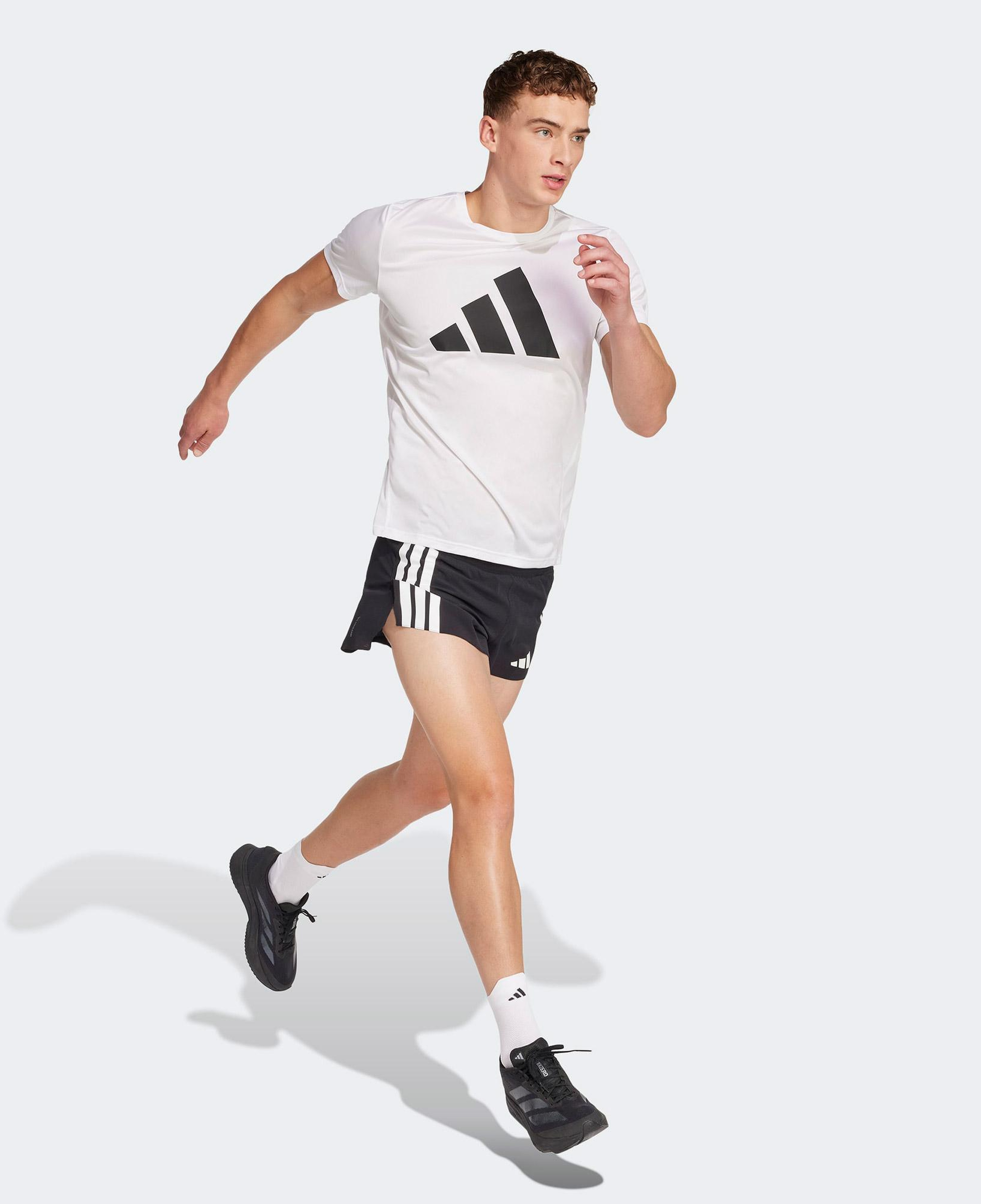 adidas Adizero Jel Erkek Siyah Koşu Şortu