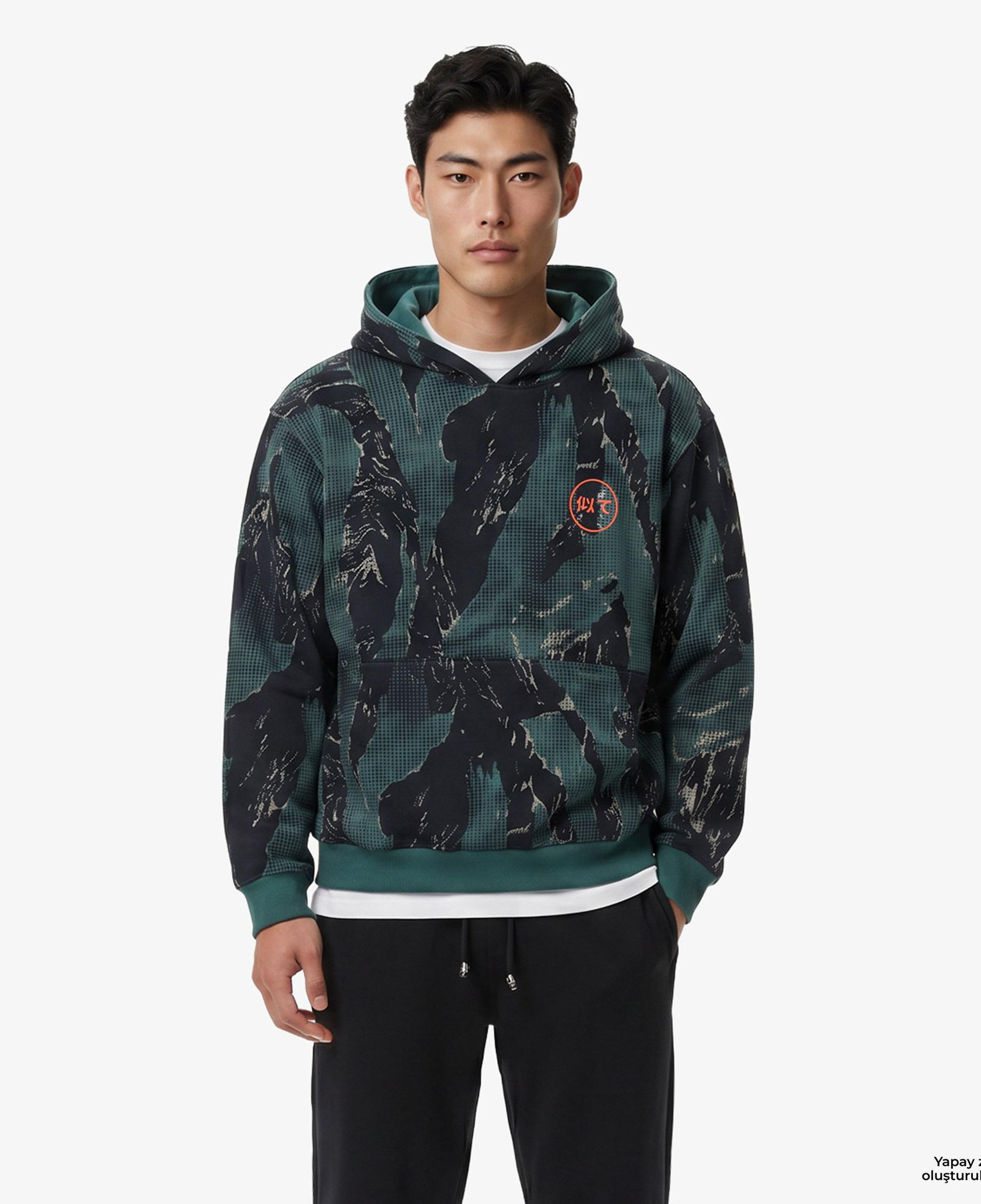 UNITED4 Essentials Erkek Yeşil Sweatshirt