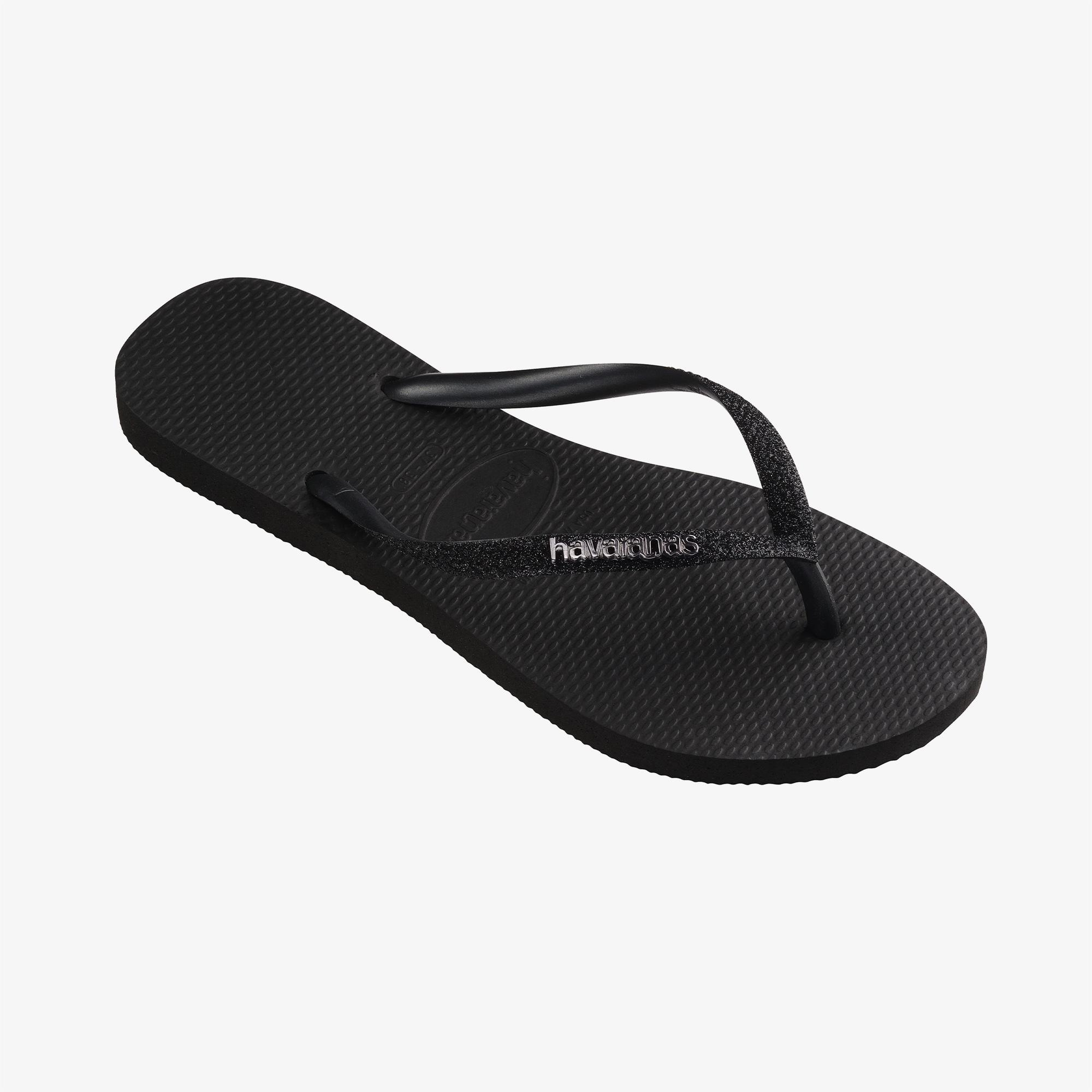 Havaianas Slim Glitter Kadın Siyah Terlik