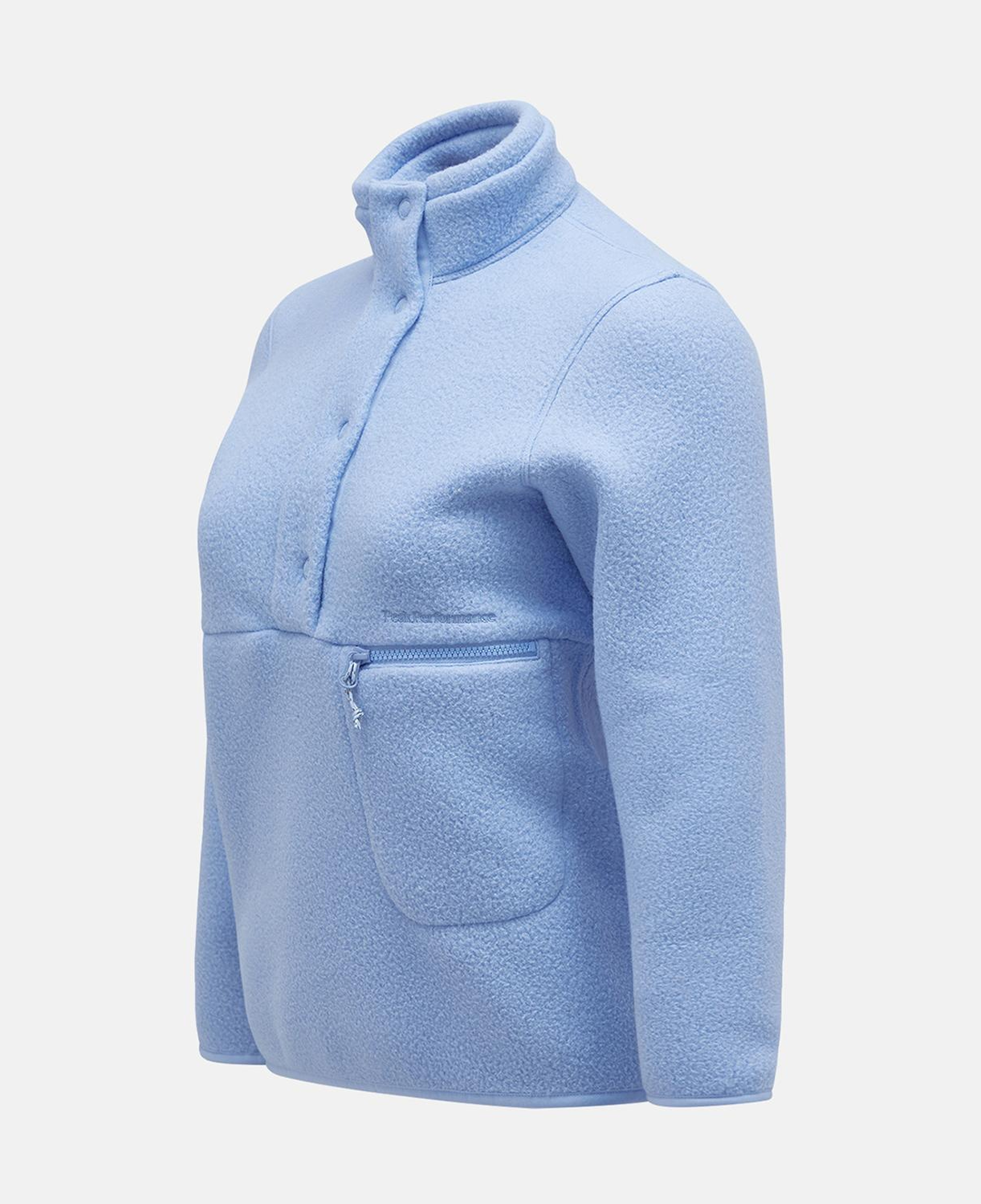 Peak Performance Fleece Snap Kadın Mavi Outdoor Polar