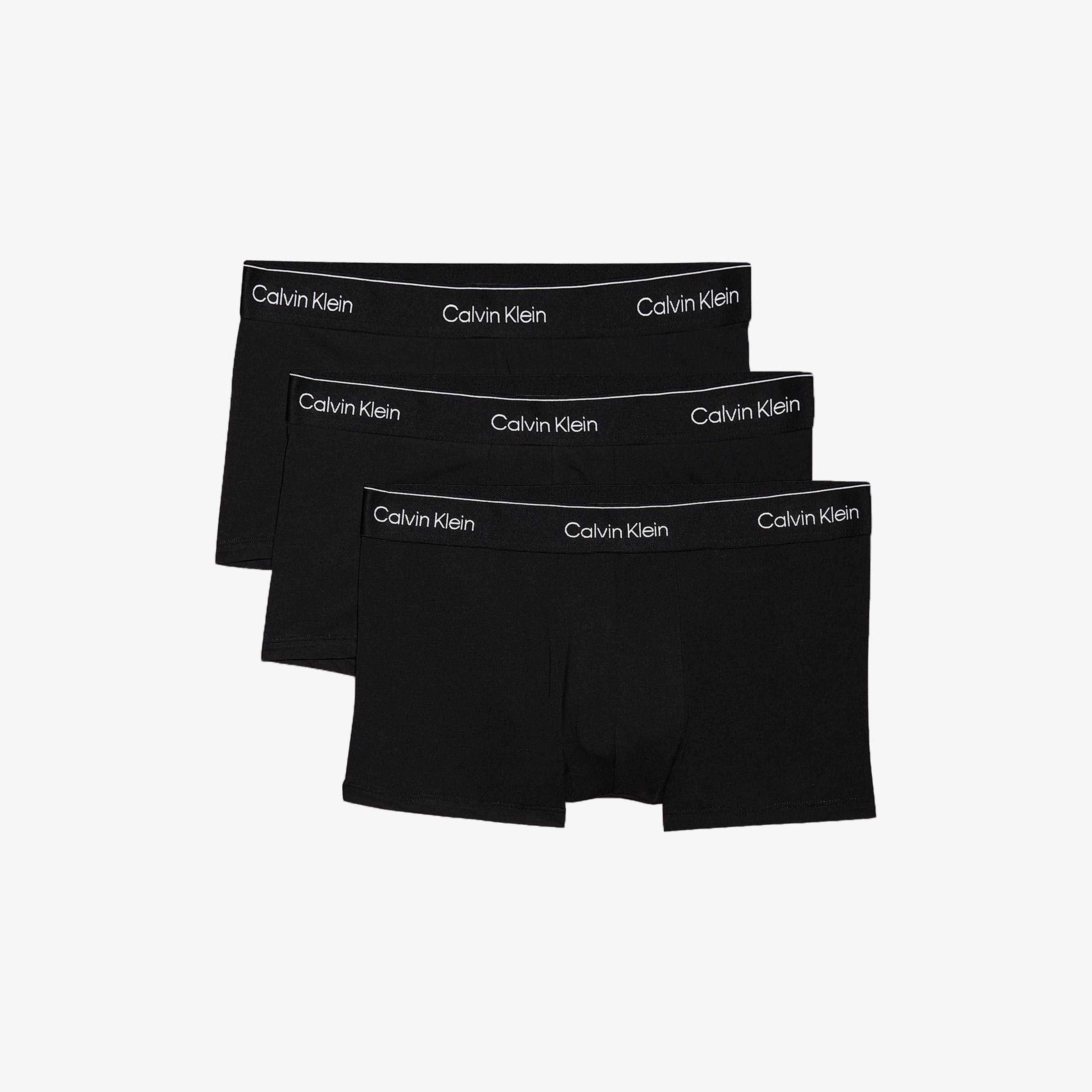 Calvin Klein Low Rise Trunk 3'lü Erkek Siyah Boxer