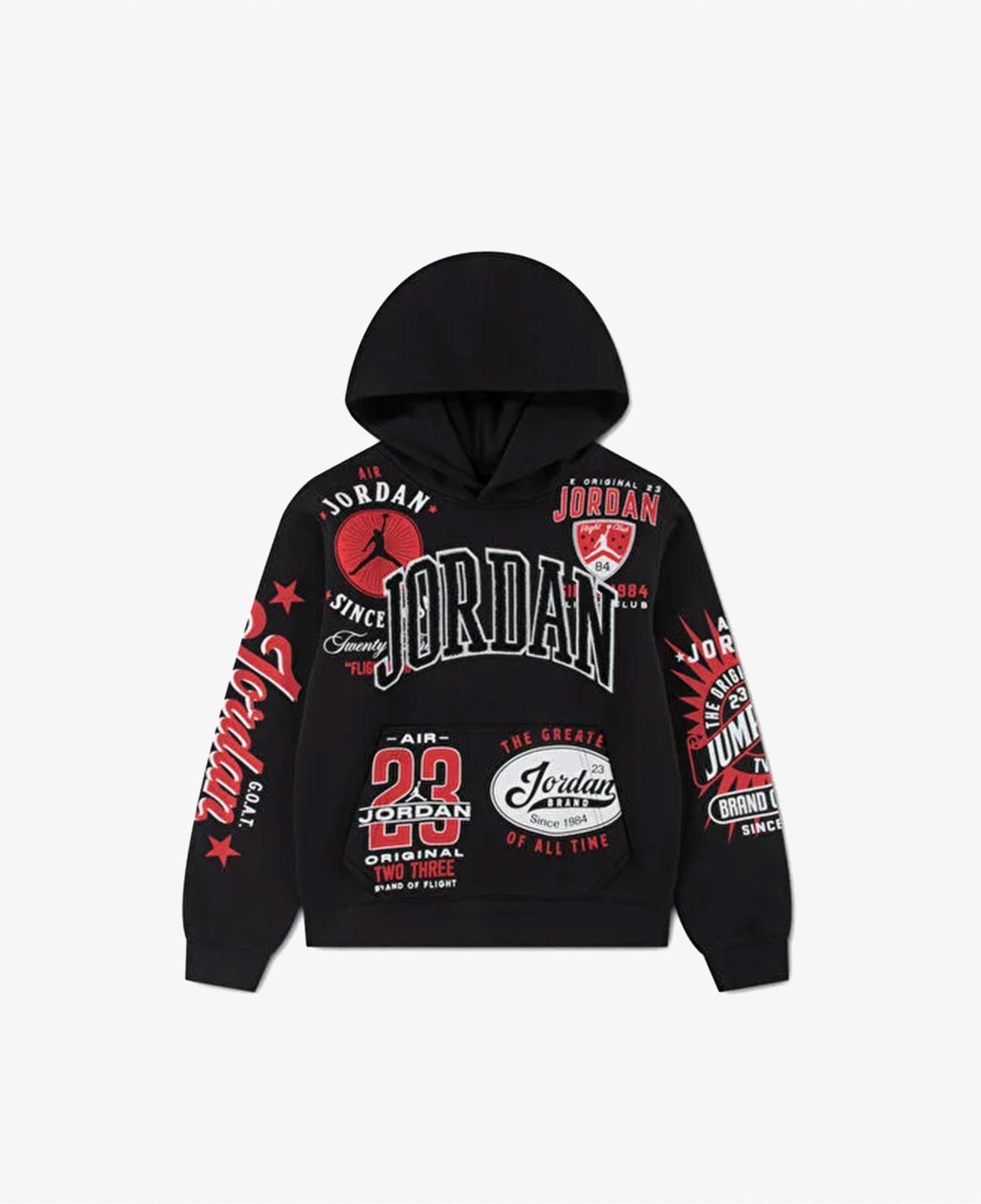 Jordan I23 Cruise Control Çocuk Siyah Sweatshirt