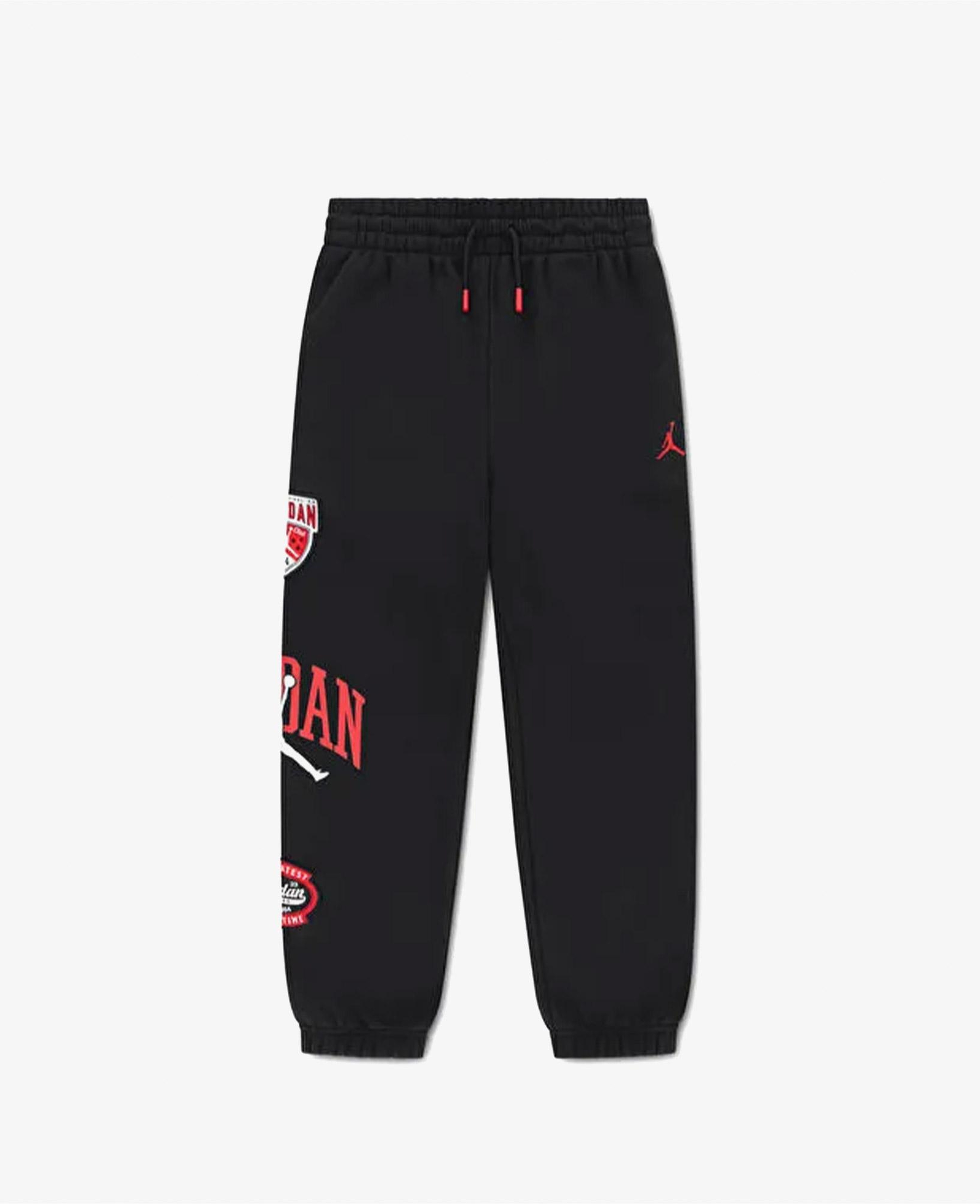 Jordan I23 Cruise Control Fleece Çocuk Siyah Eşofman Altı